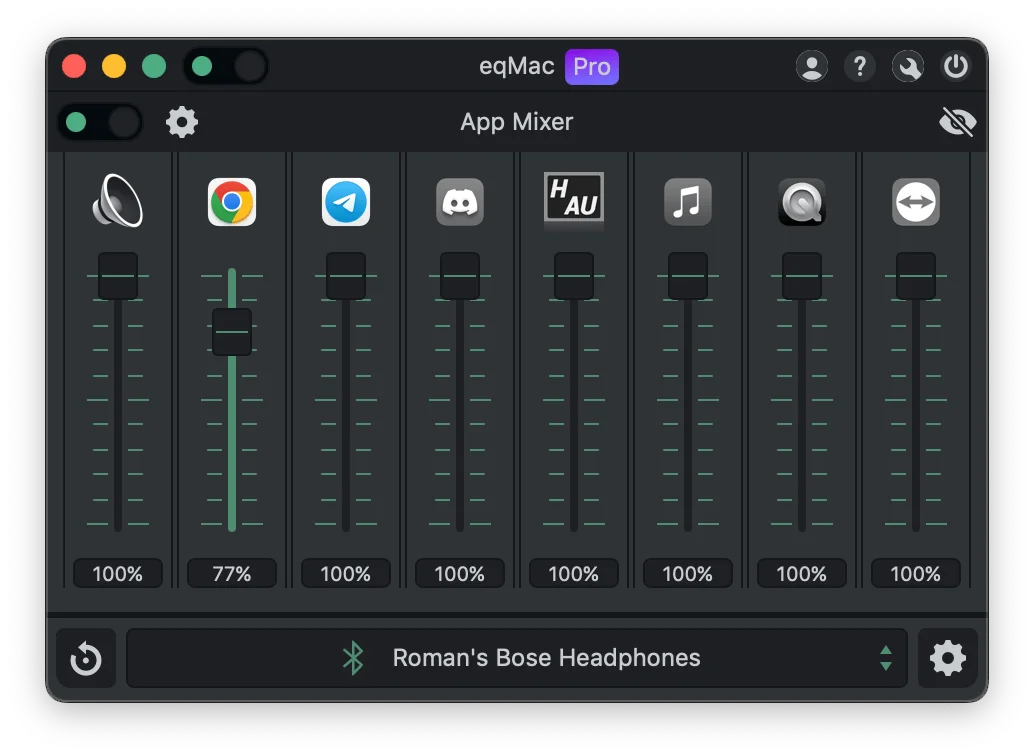 eqMac screenshot 6