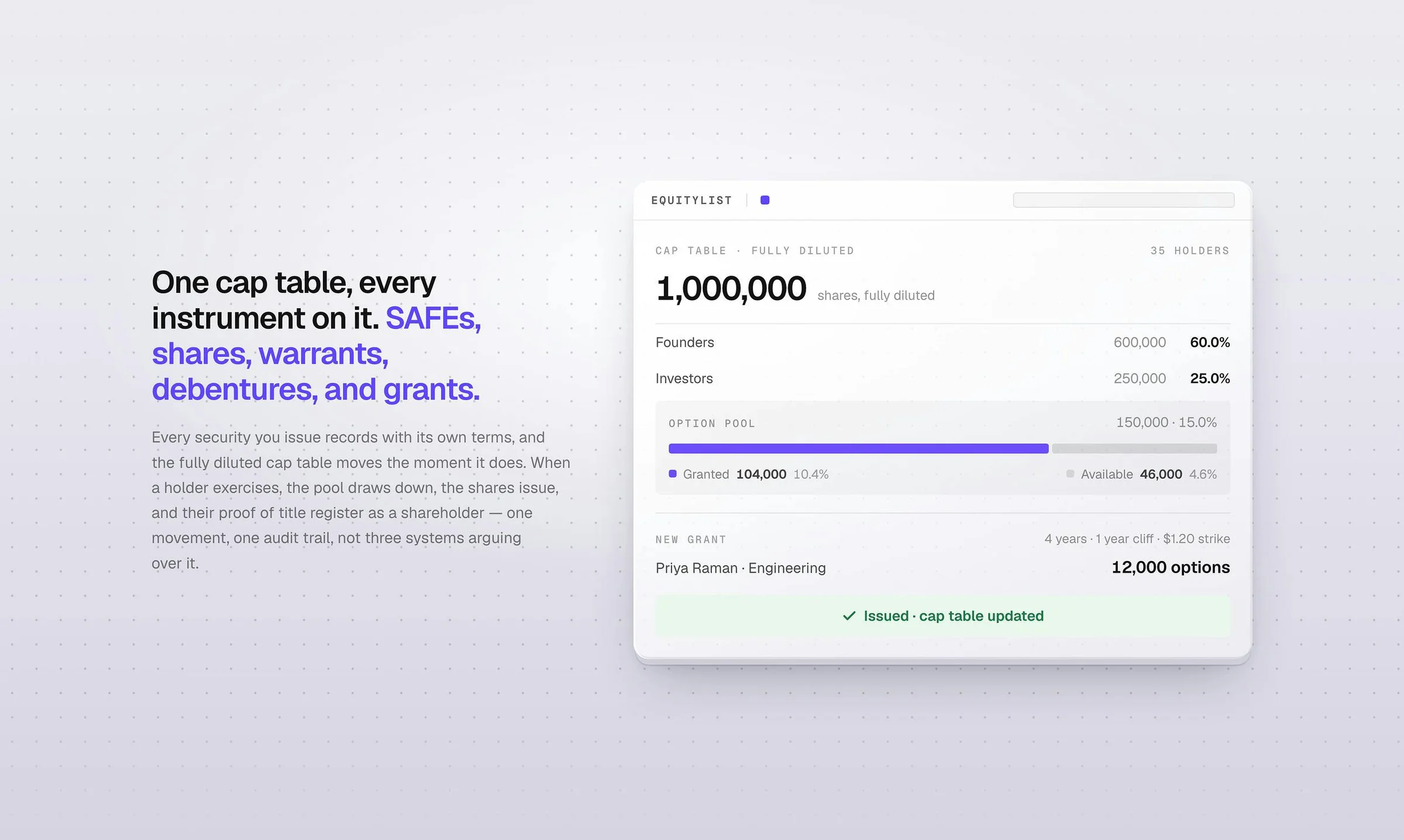 EquityList screenshot 4