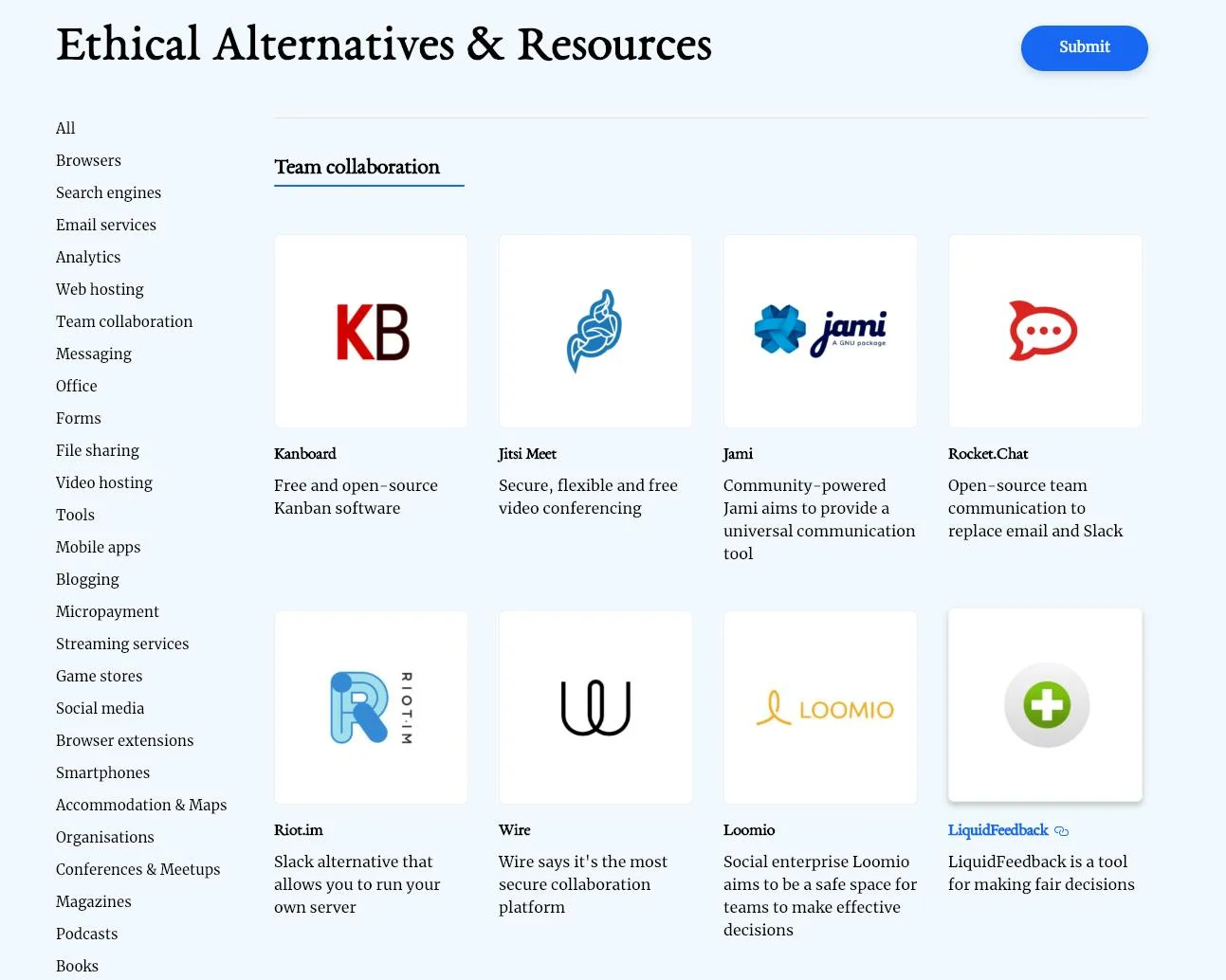 ethical.net screenshot 2
