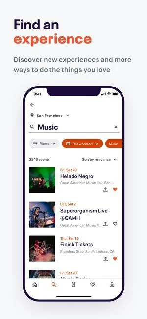 Eventbrite screenshot 2