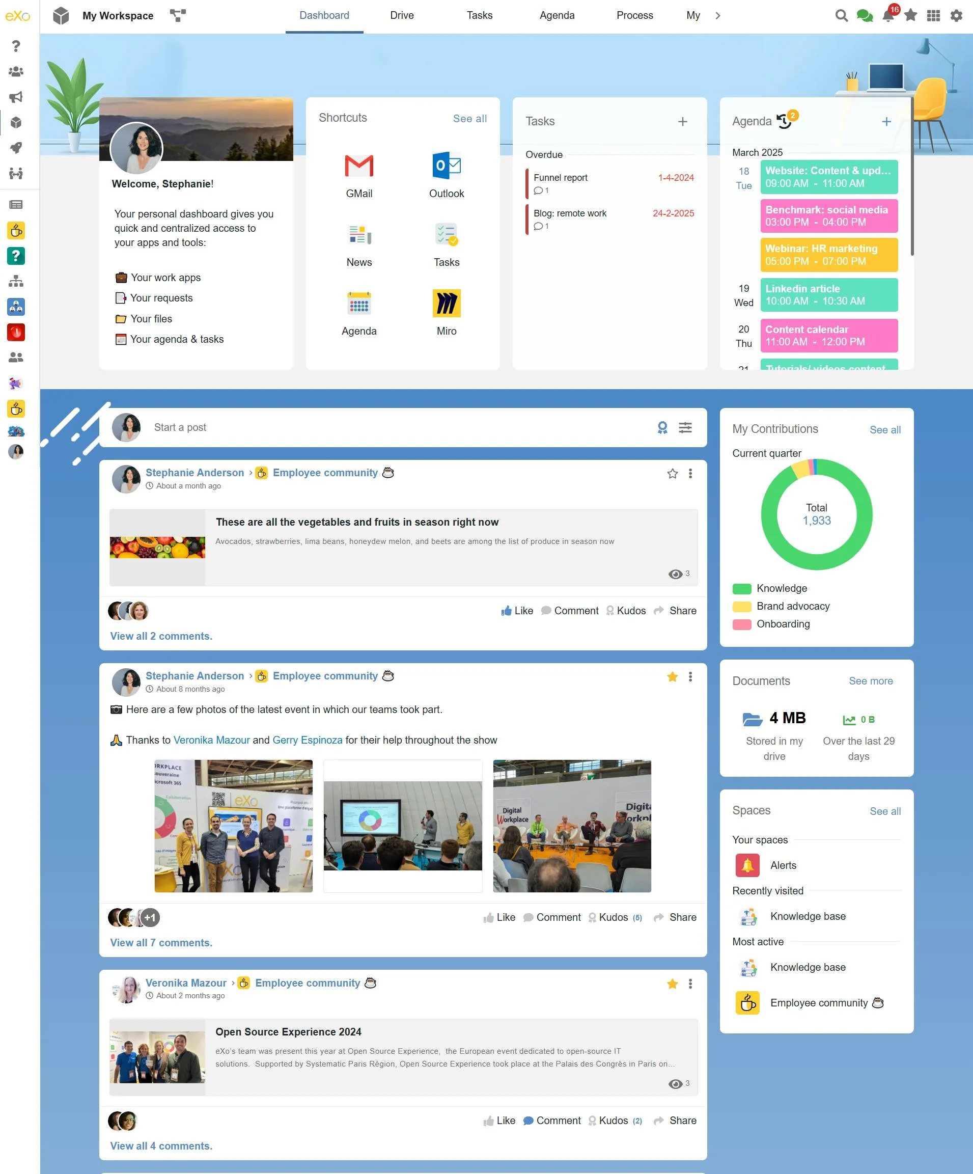 eXo Platform screenshot 3