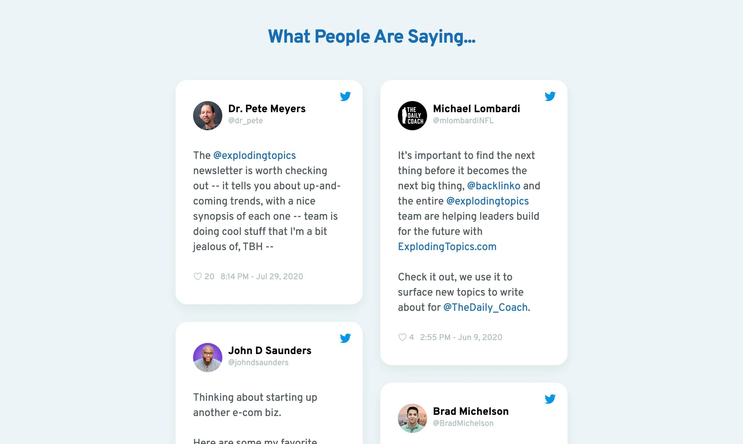 Exploding Topics screenshot 10