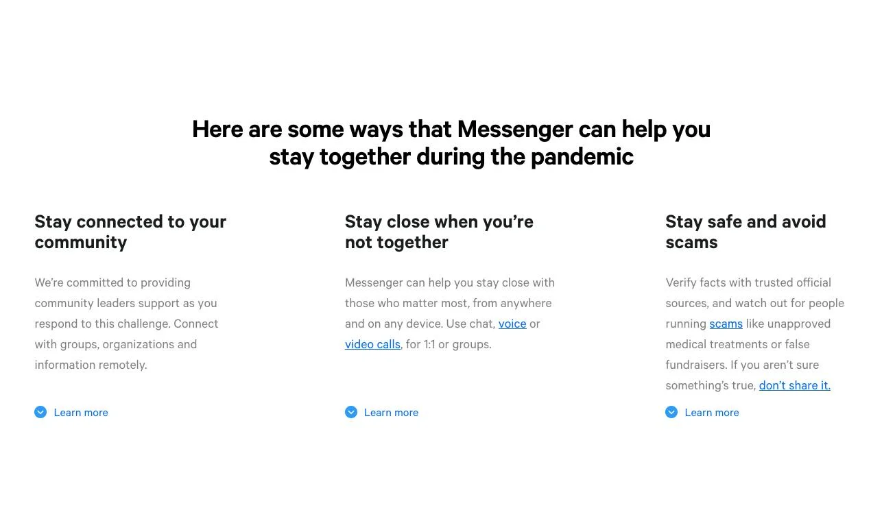 Facebook Messenger screenshot 2