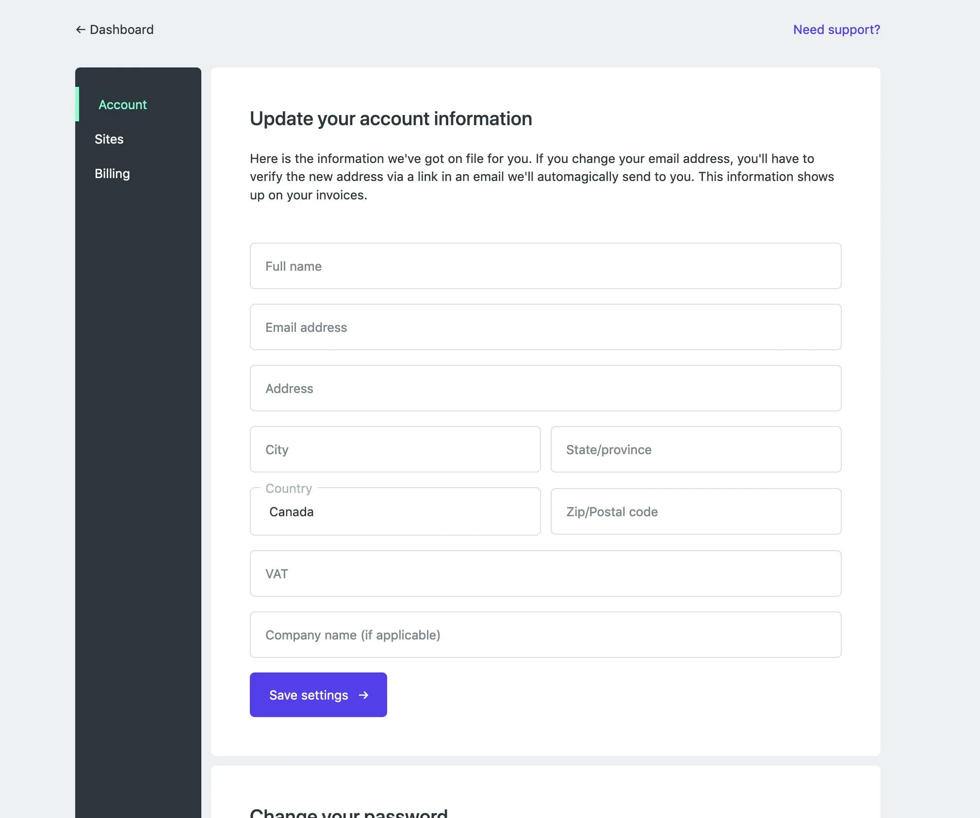 Fathom Analytics screenshot 2