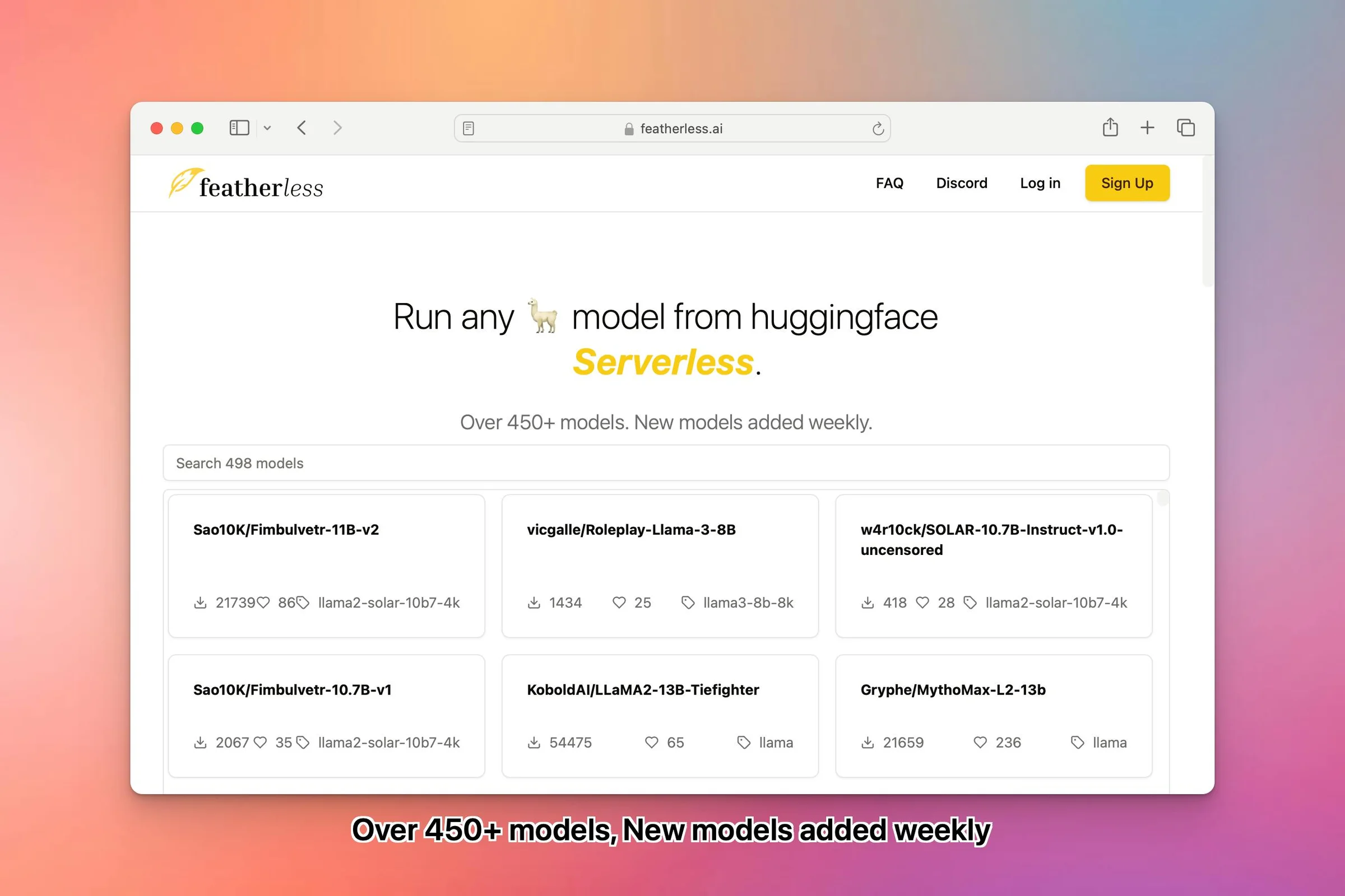 Featherless AI screenshot 3