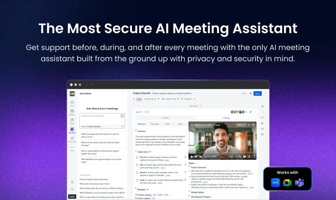 Fellow.ai screenshot 2