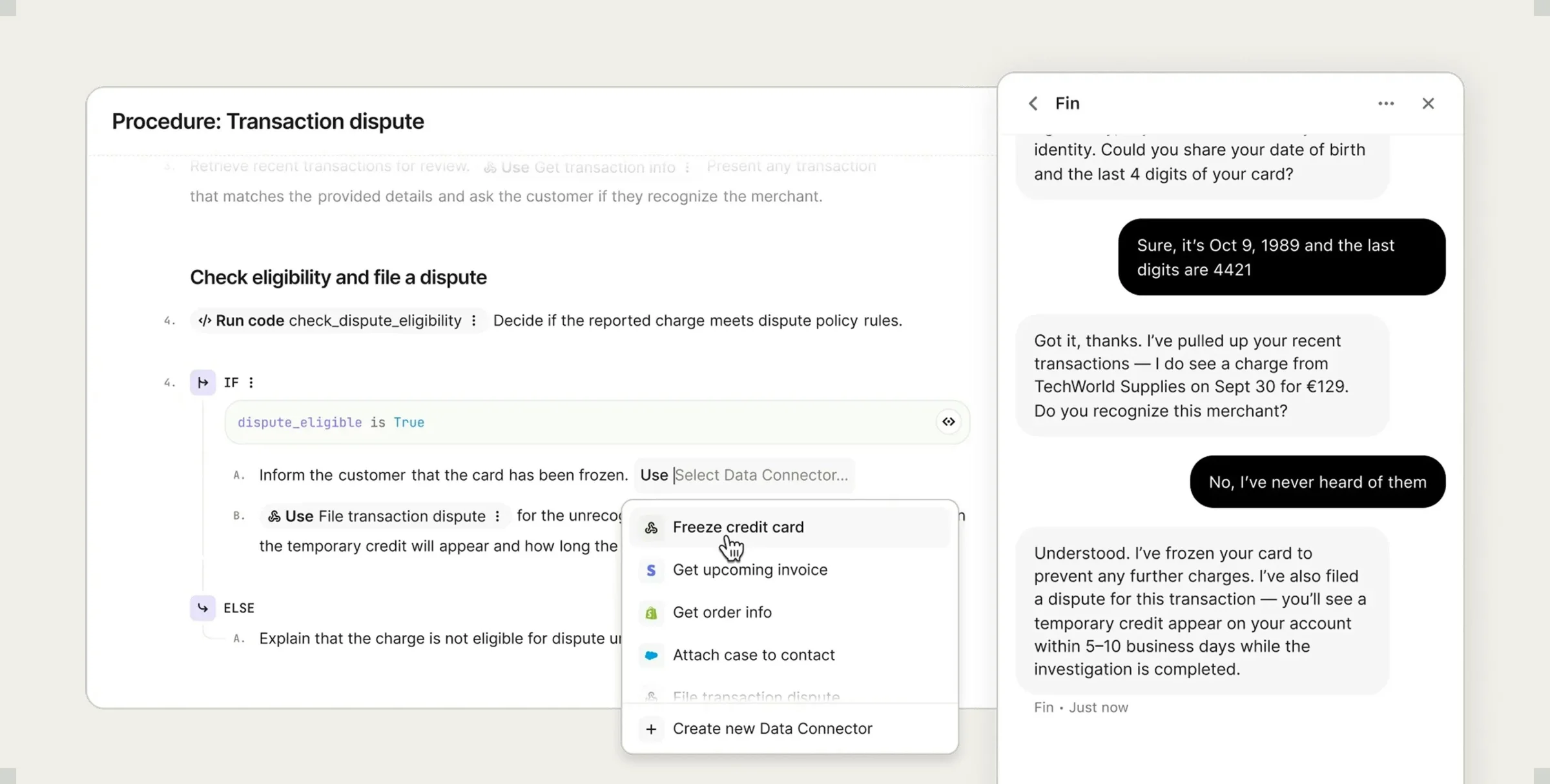 Fin screenshot 2