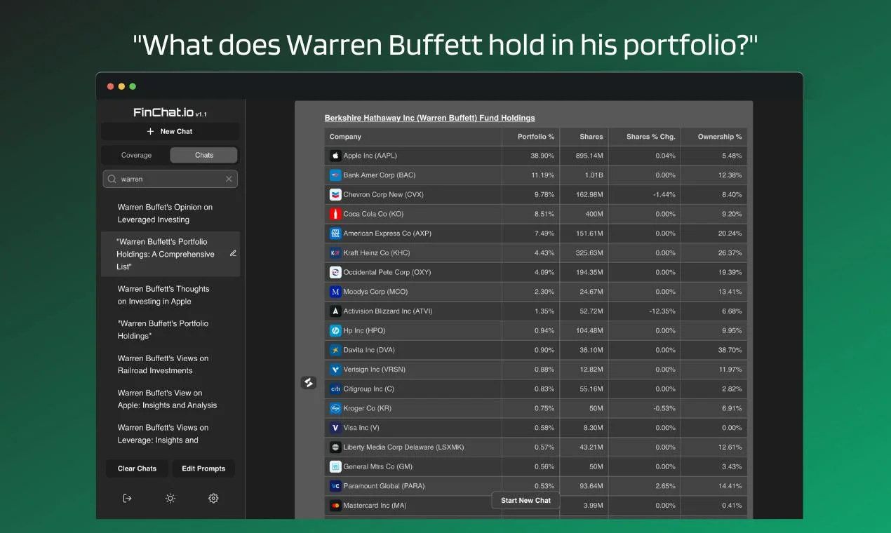 FinChat - ChatGPT for Finance screenshot 3