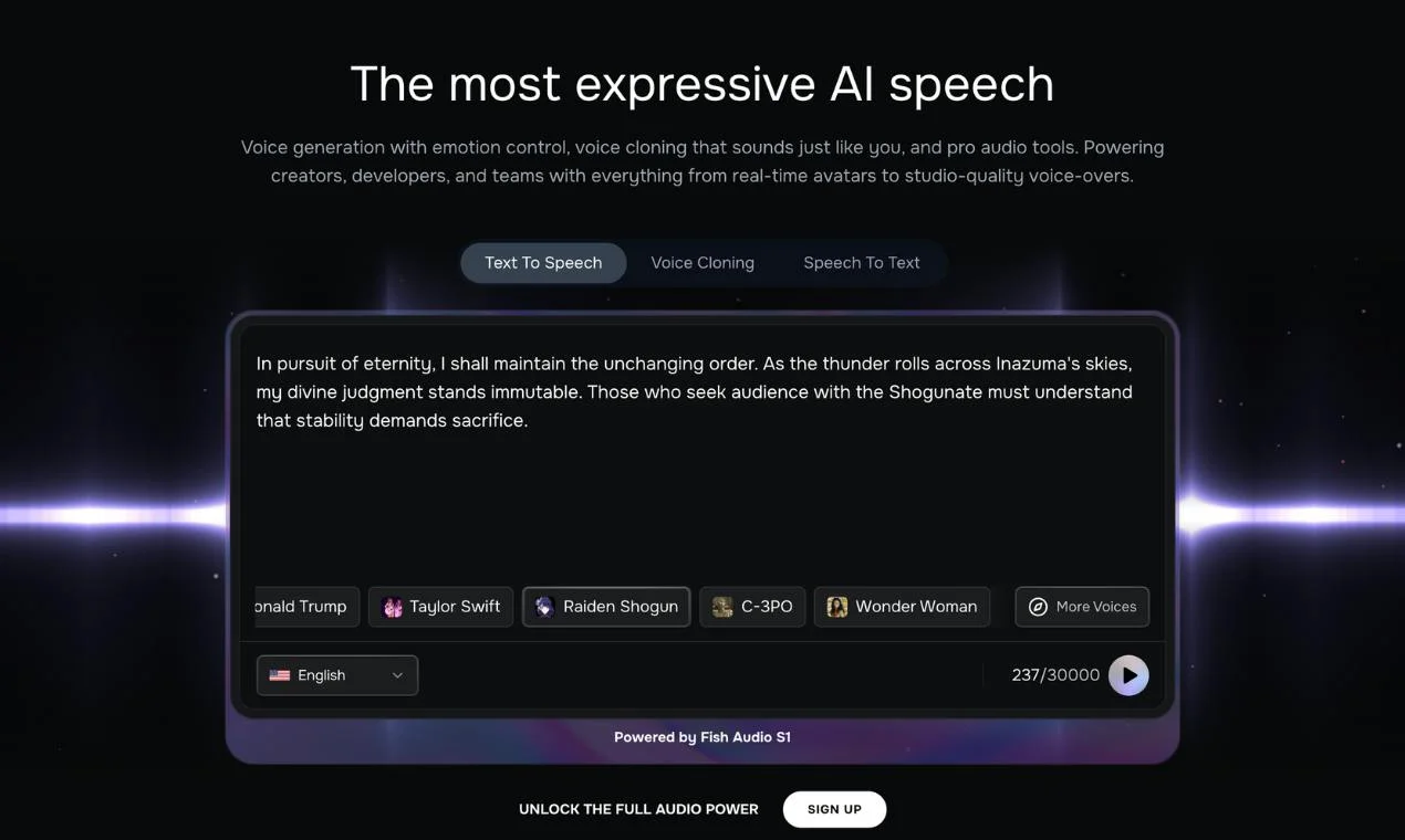 Fish Audio screenshot 3