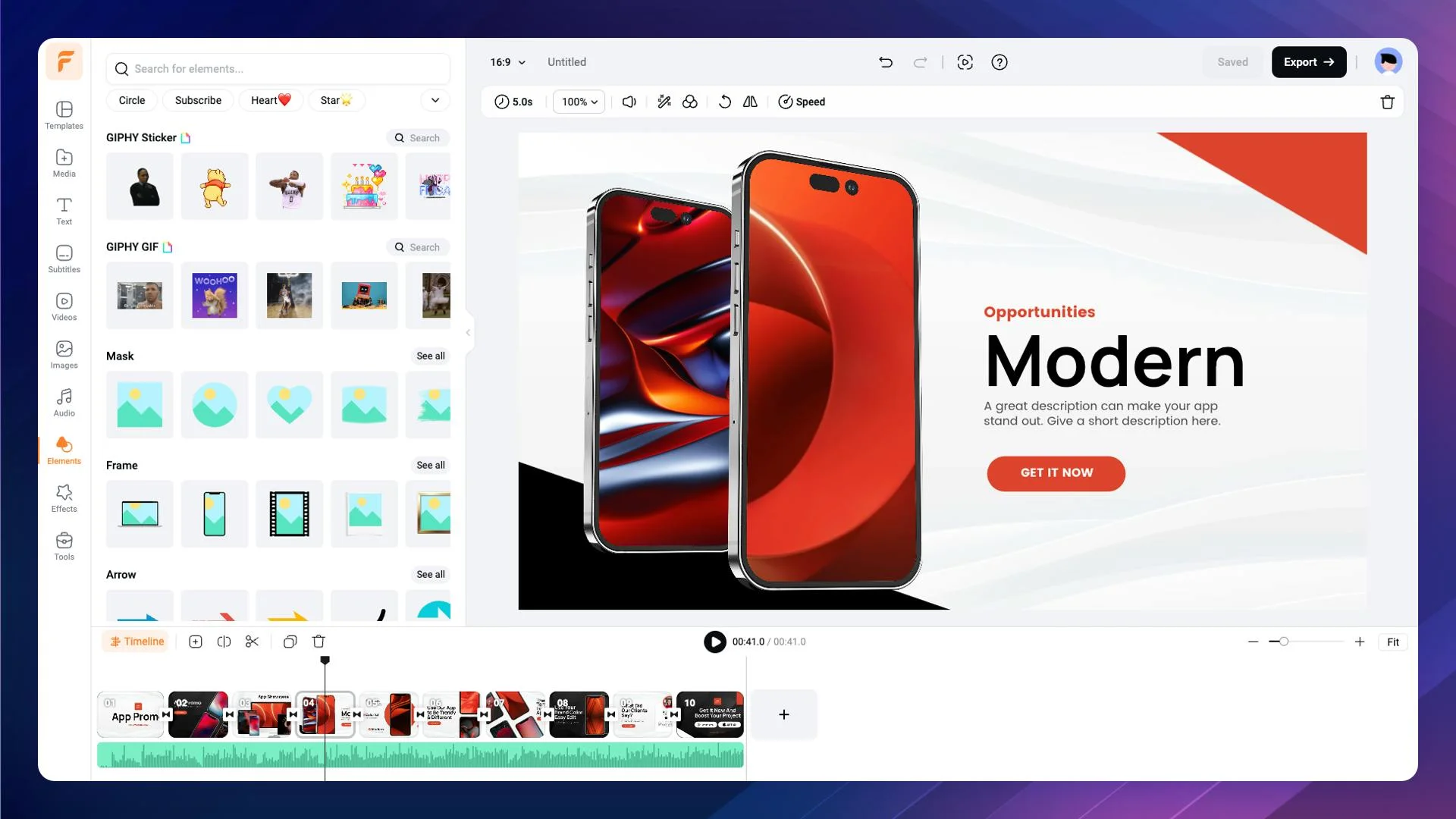 FlexClip screenshot 2