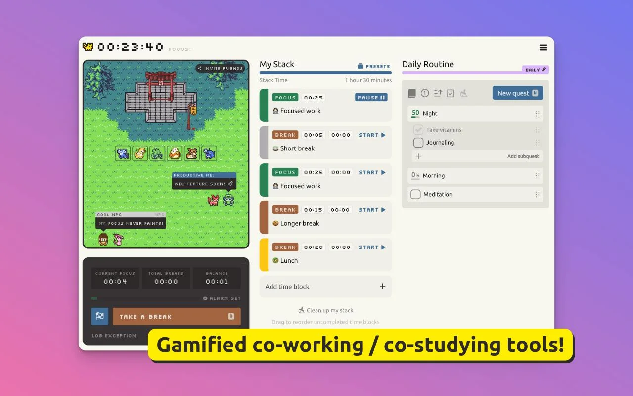 Focumon screenshot 2