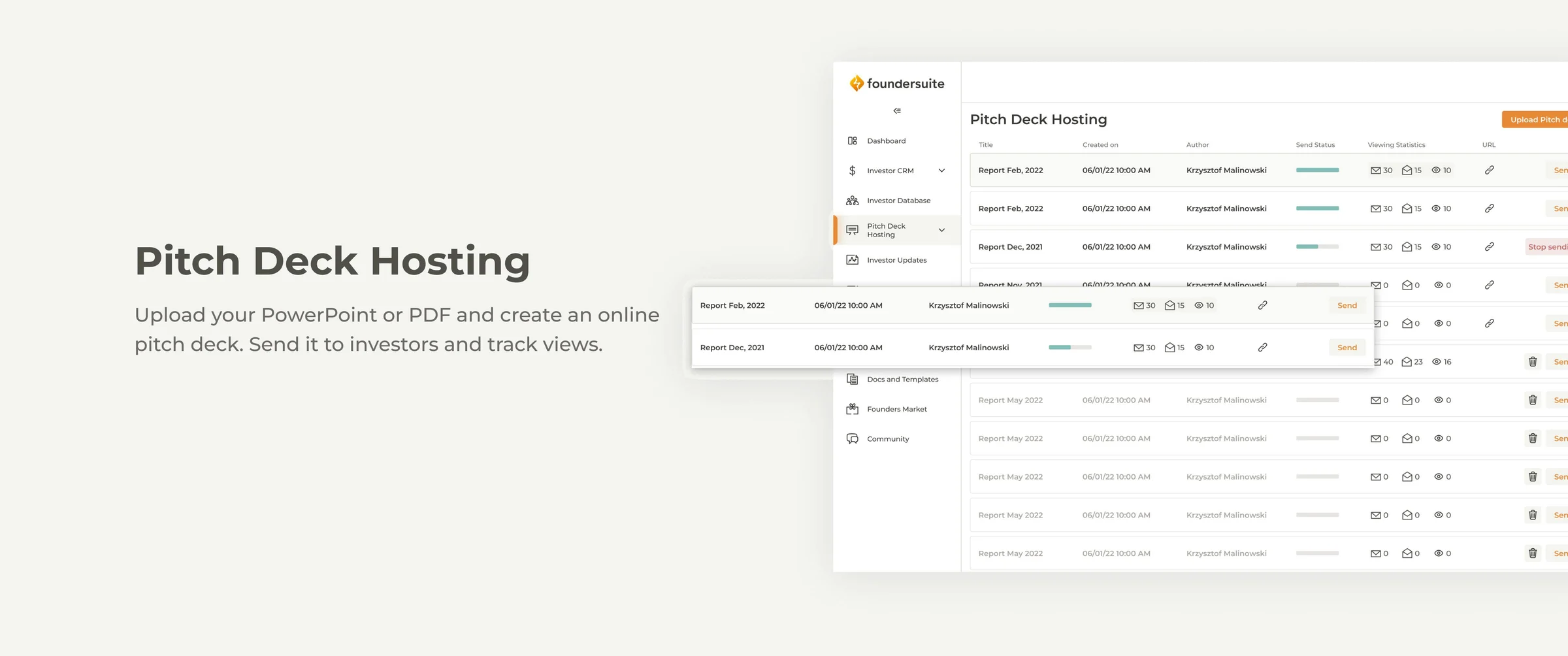 Foundersuite screenshot 3