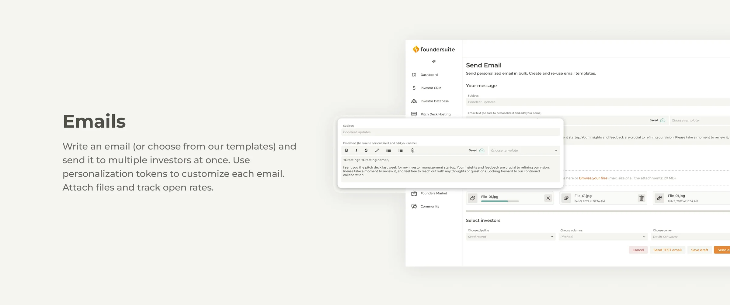 Foundersuite screenshot 5