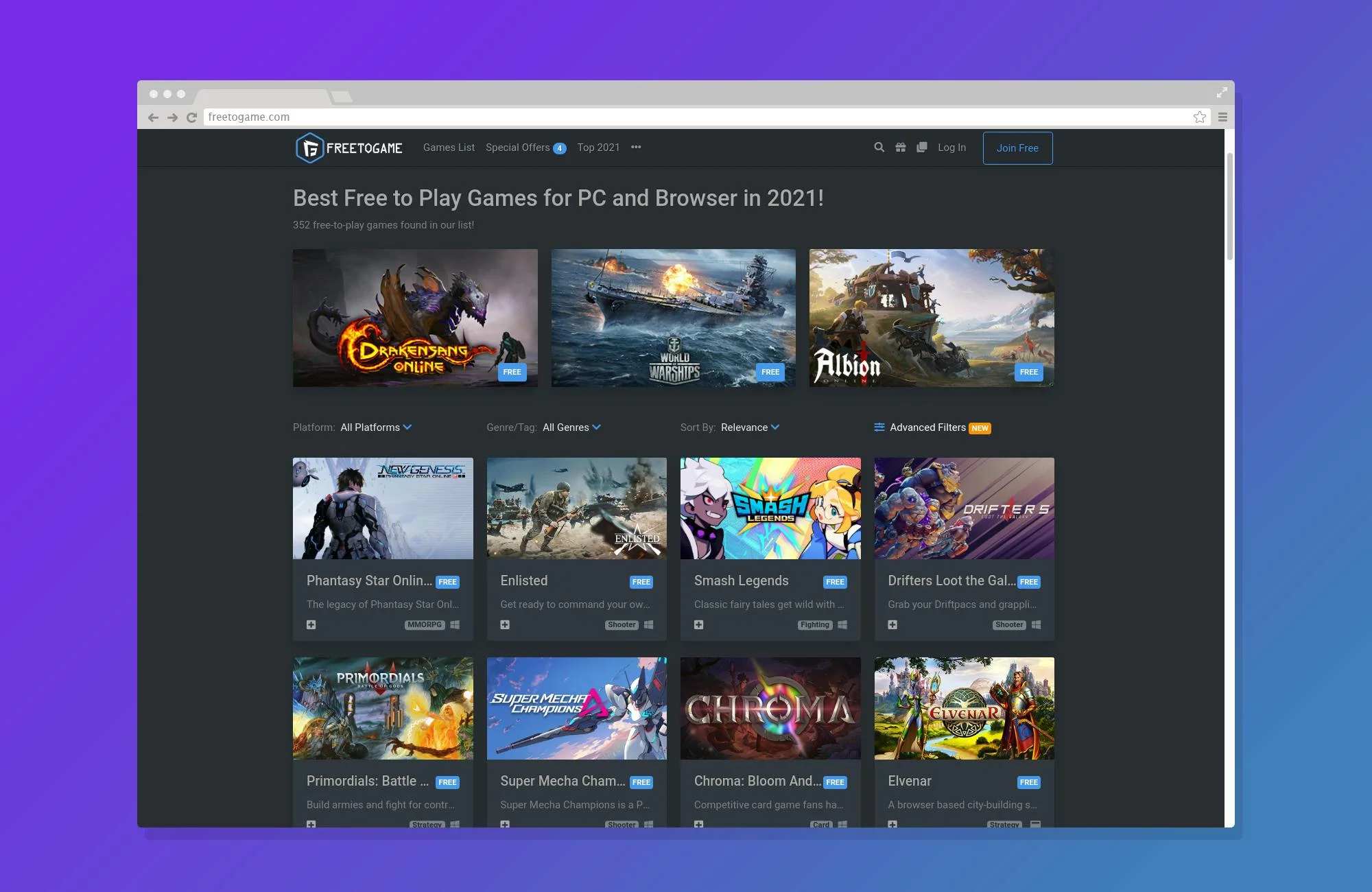 FreeToGame screenshot 3