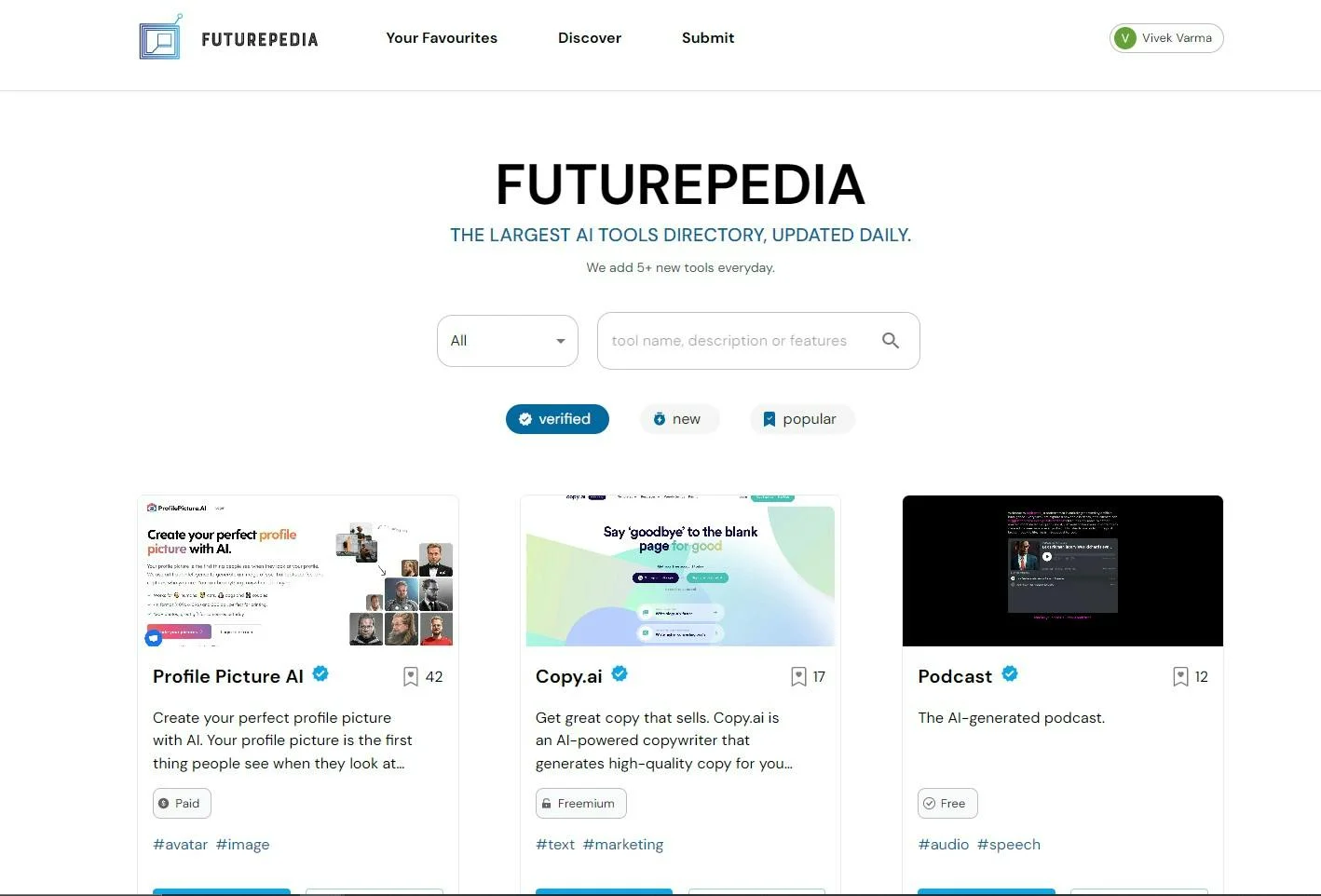 Futurepedia screenshot 1