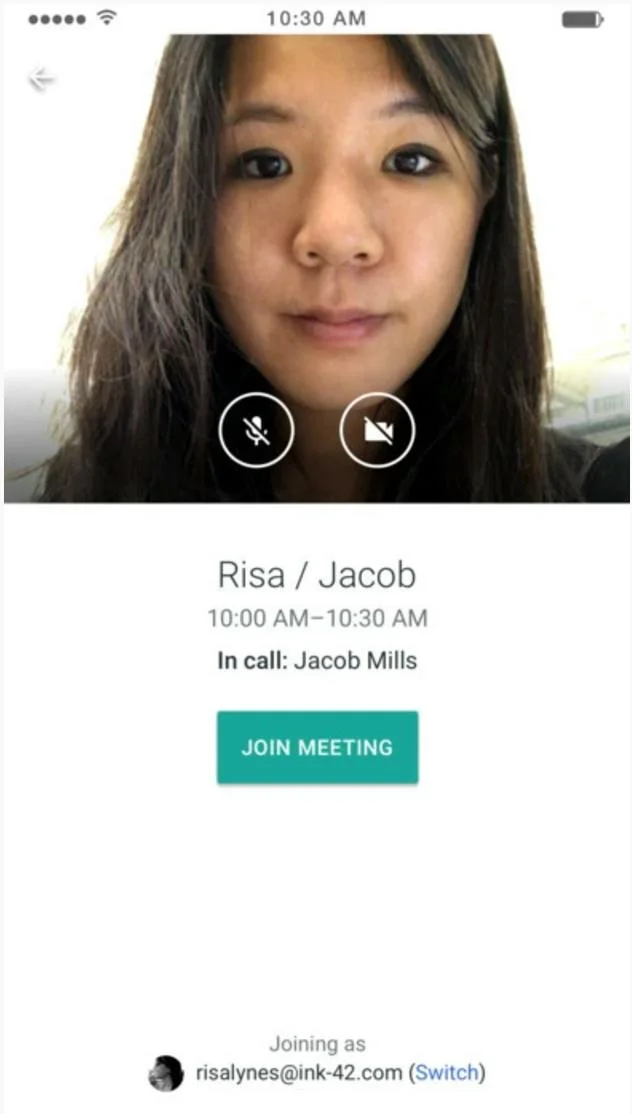 Google Meet screenshot 4