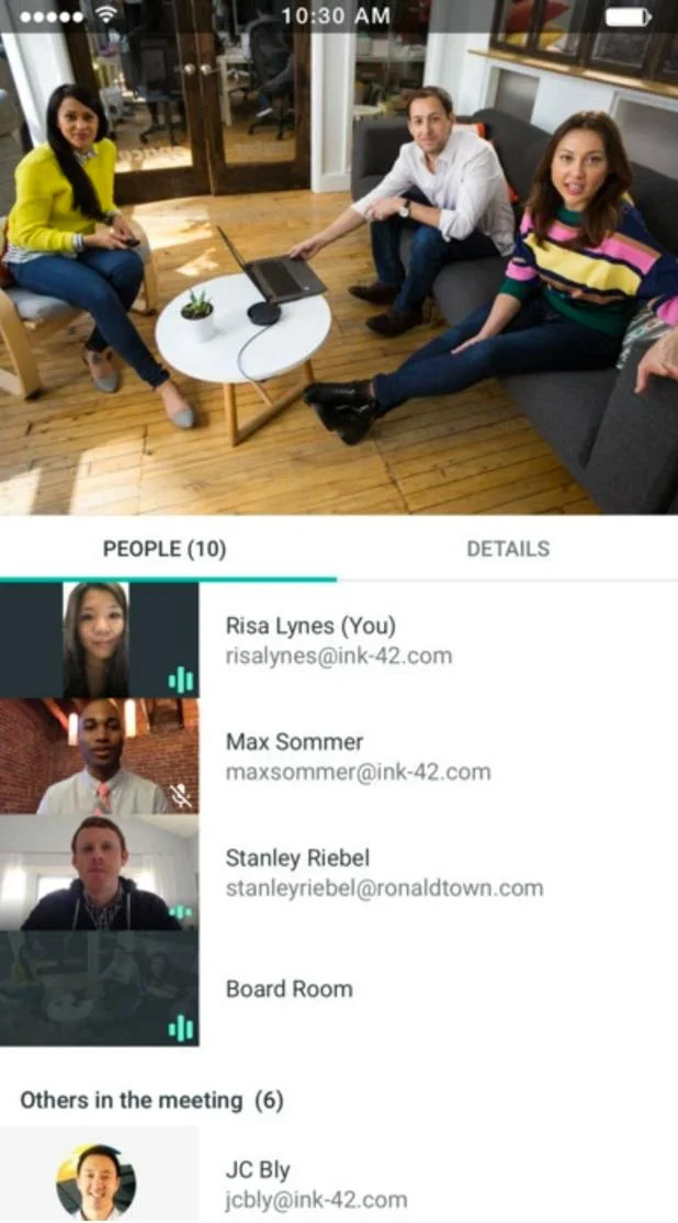 Google Meet screenshot 5