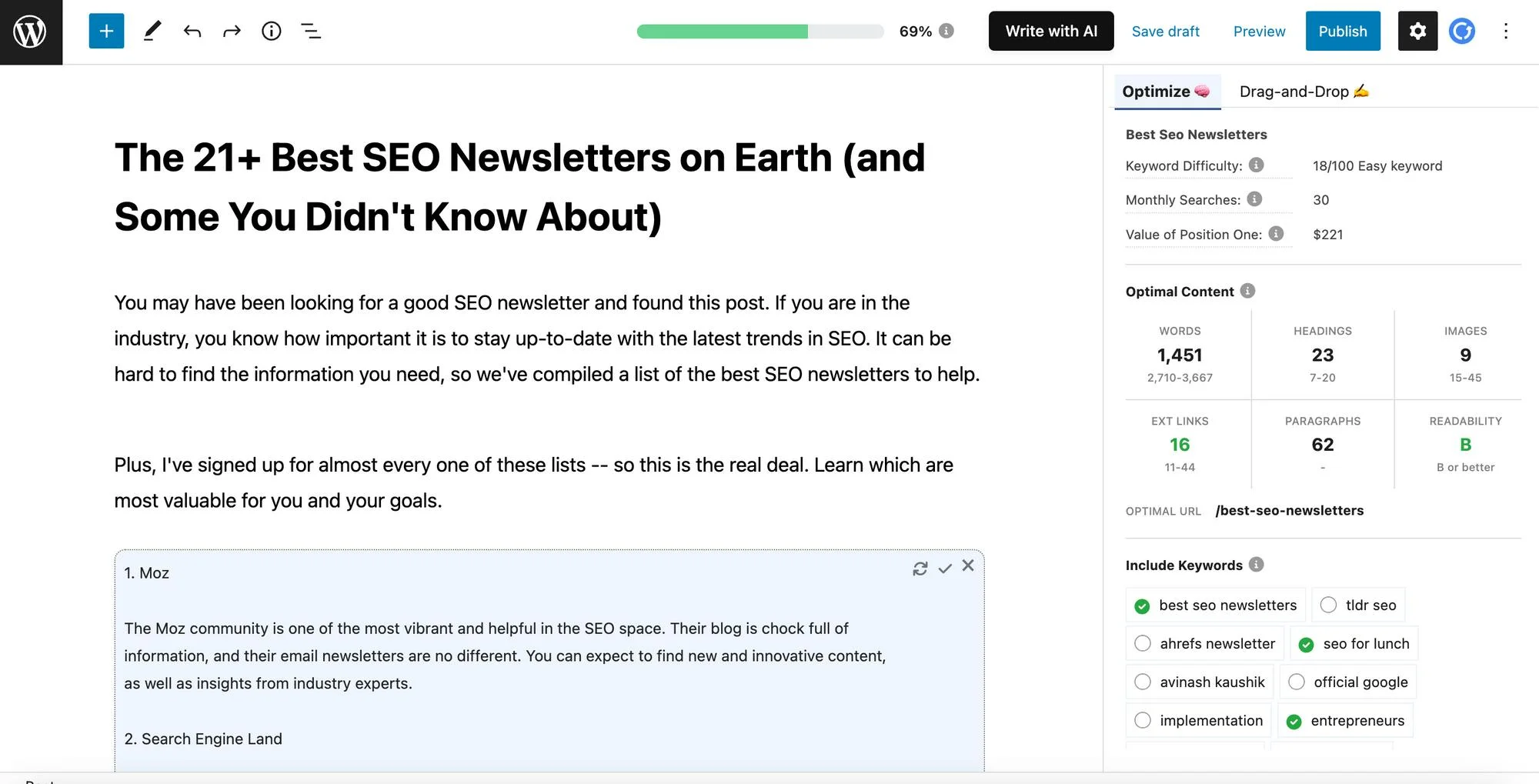 GrowthBar screenshot 2