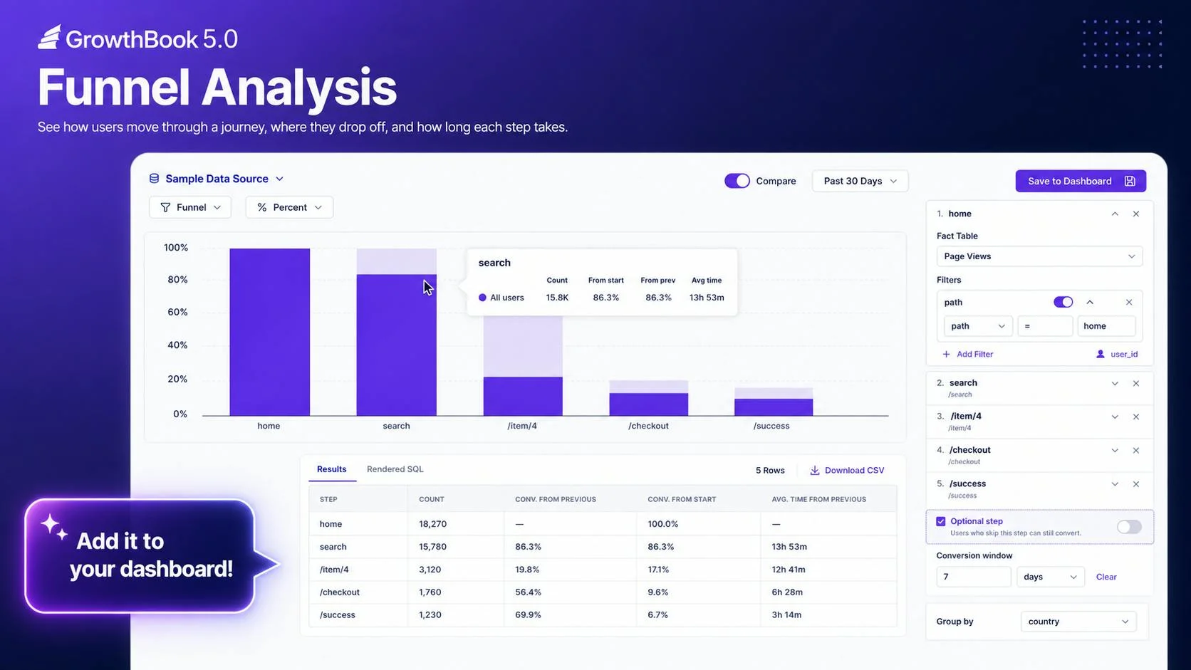 GrowthBook screenshot 3