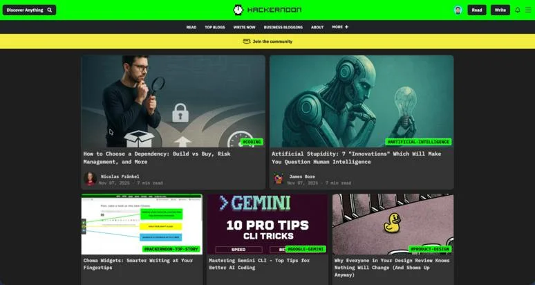 HackerNoon screenshot 3