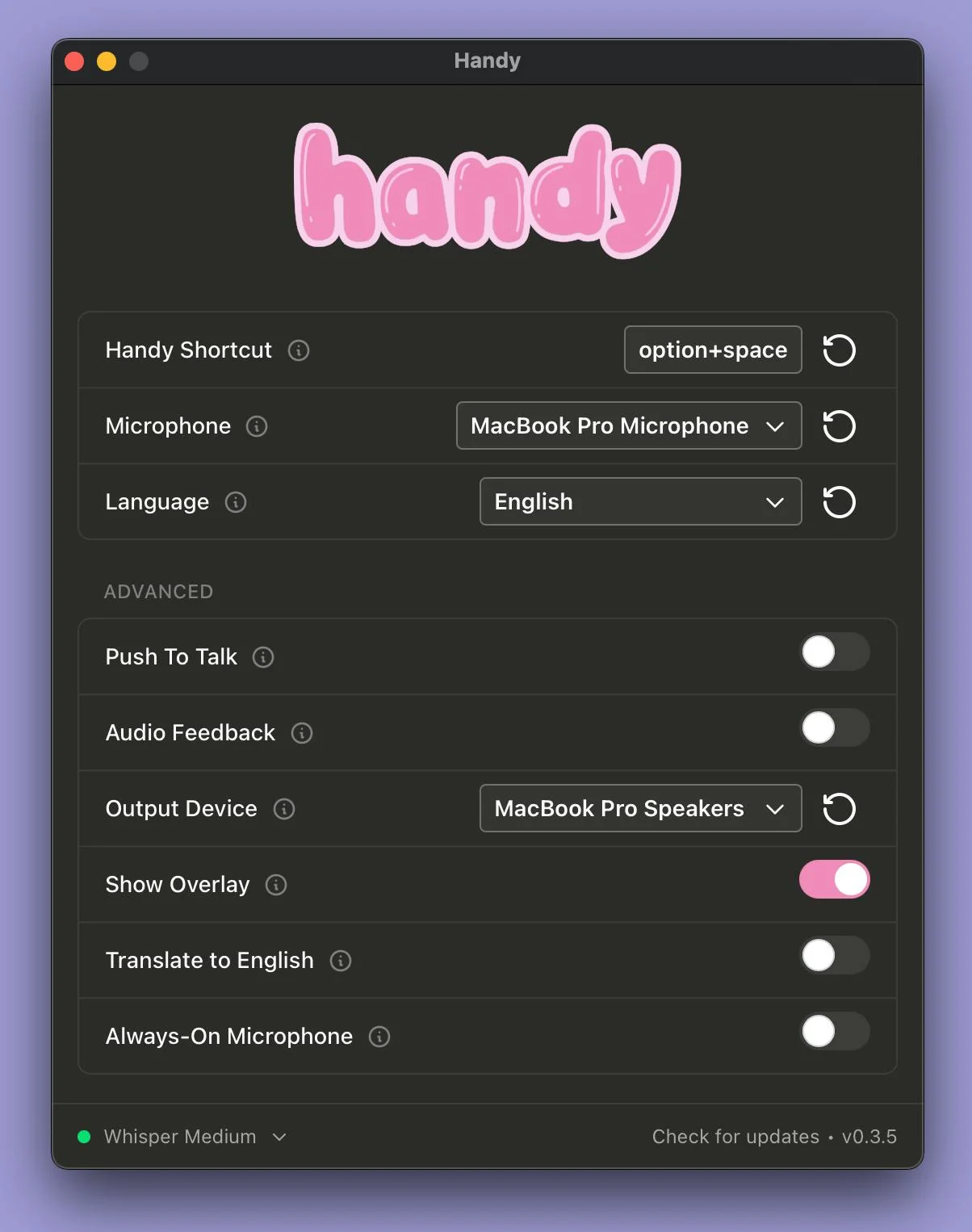 Handy screenshot 2