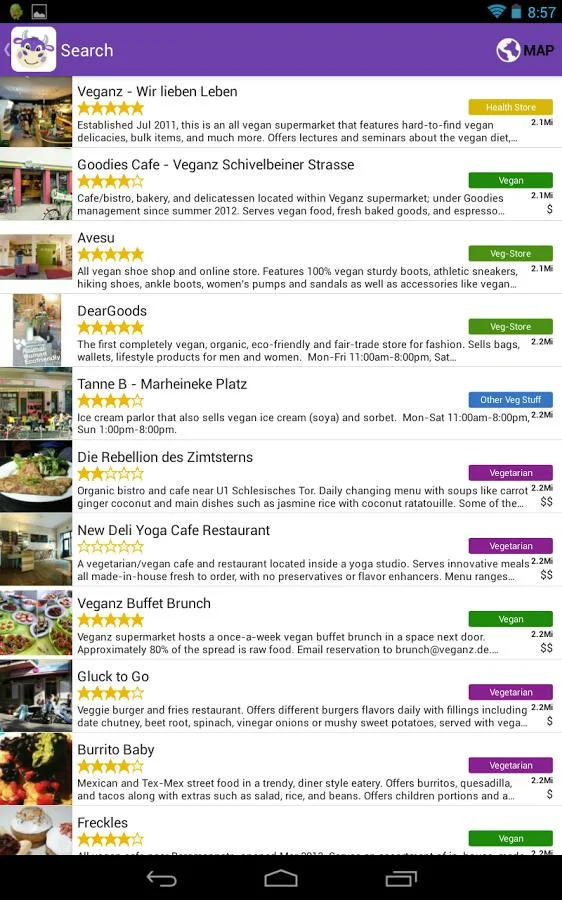 HappyCow Find Vegan Food screenshot 5