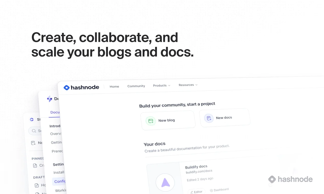 Hashnode screenshot 3