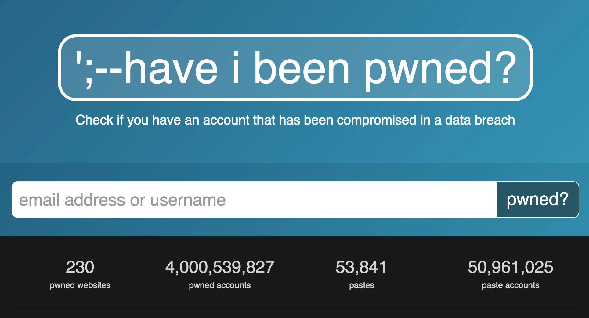 Have I Been Pwned screenshot 2