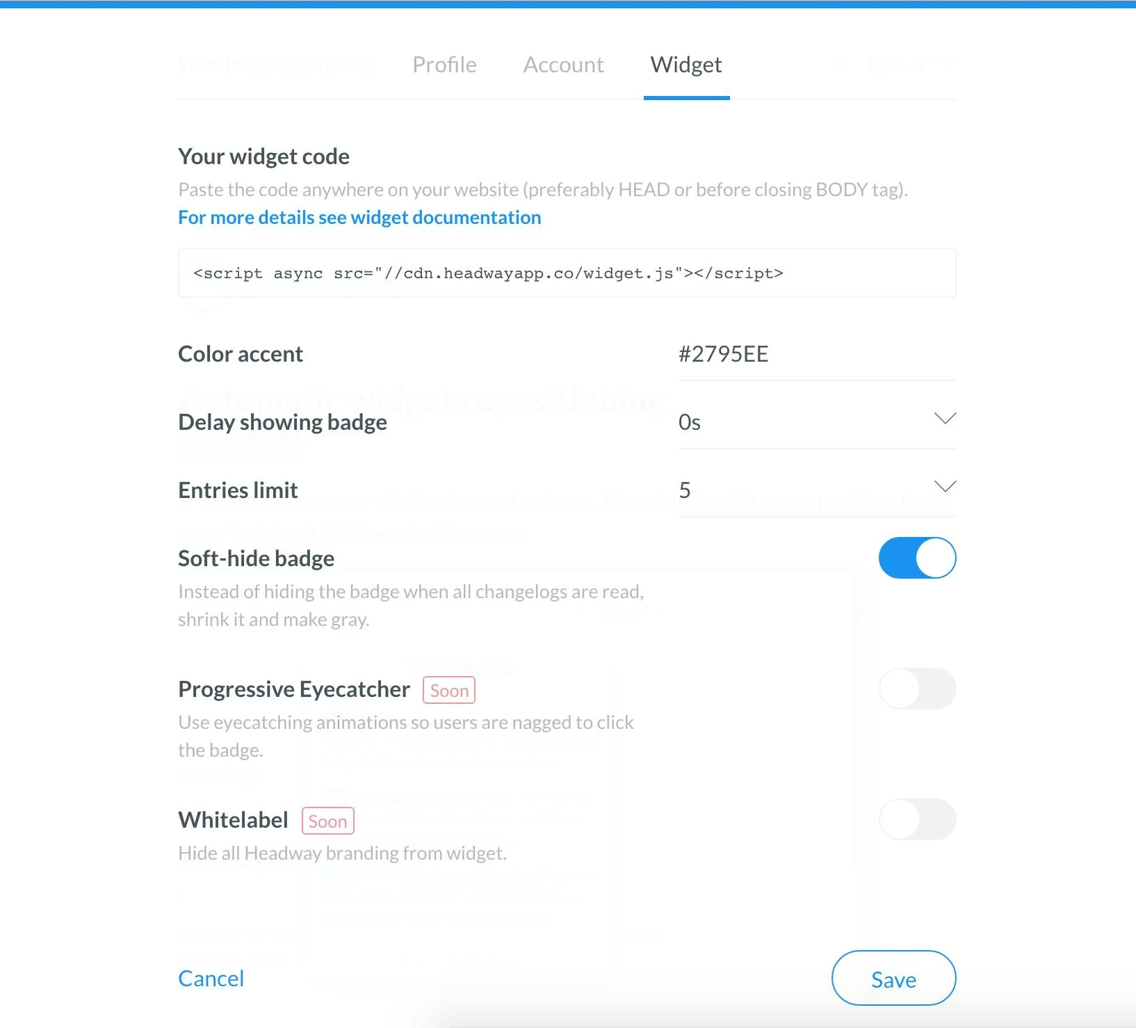 Headway screenshot 2