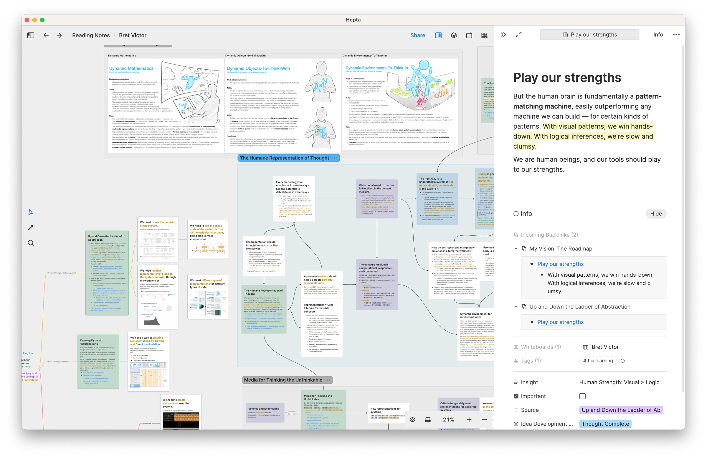 Heptabase screenshot 3