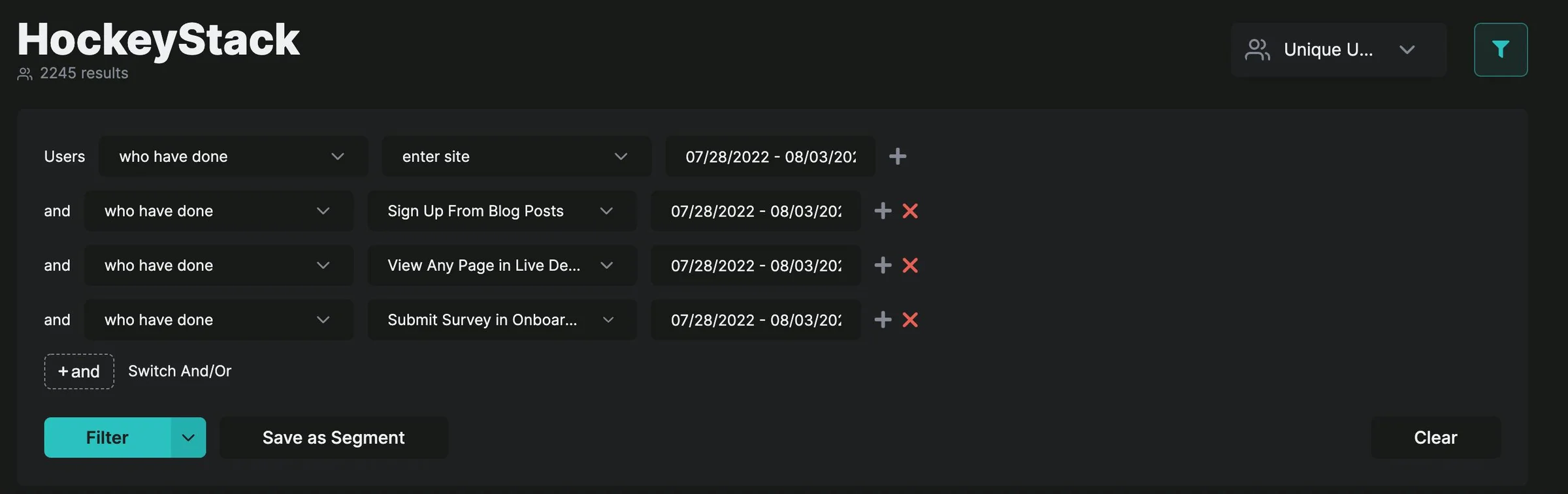HockeyStack screenshot 3