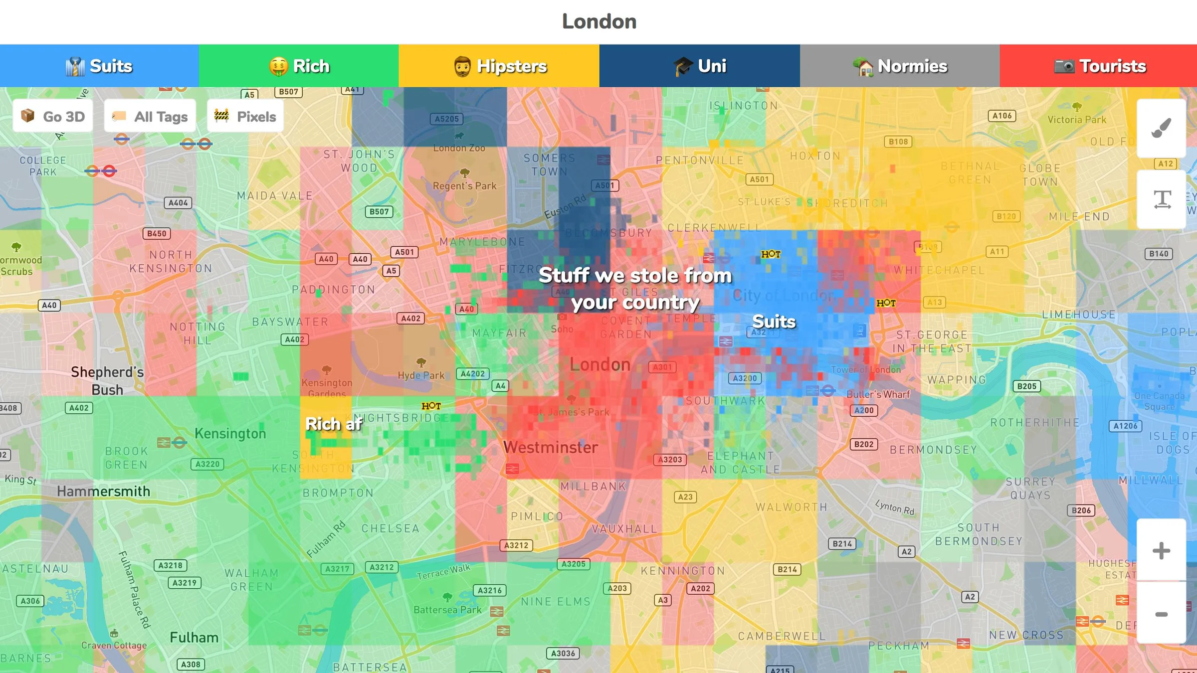 Hoodmaps screenshot 3