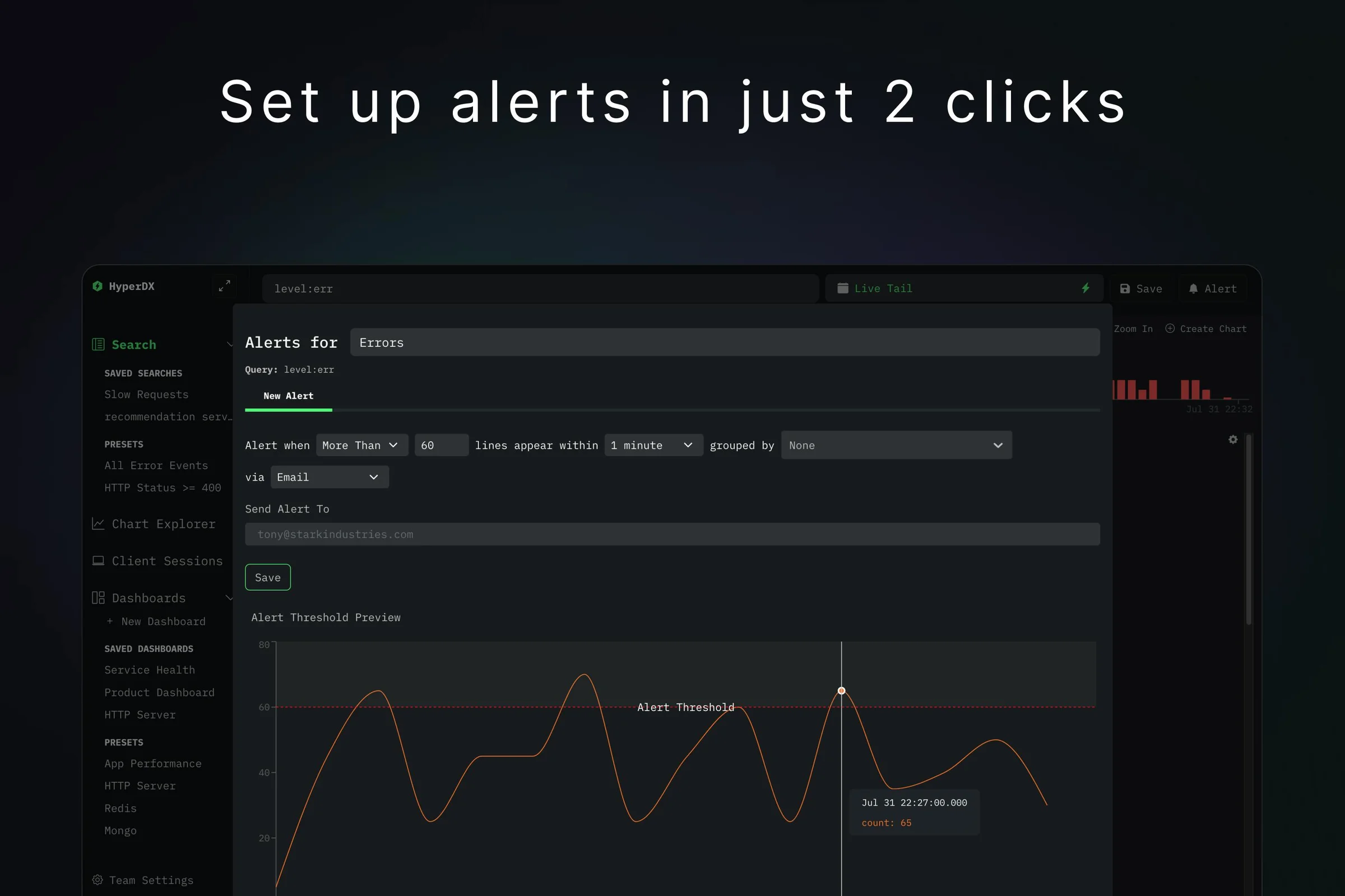 HyperDX screenshot 3