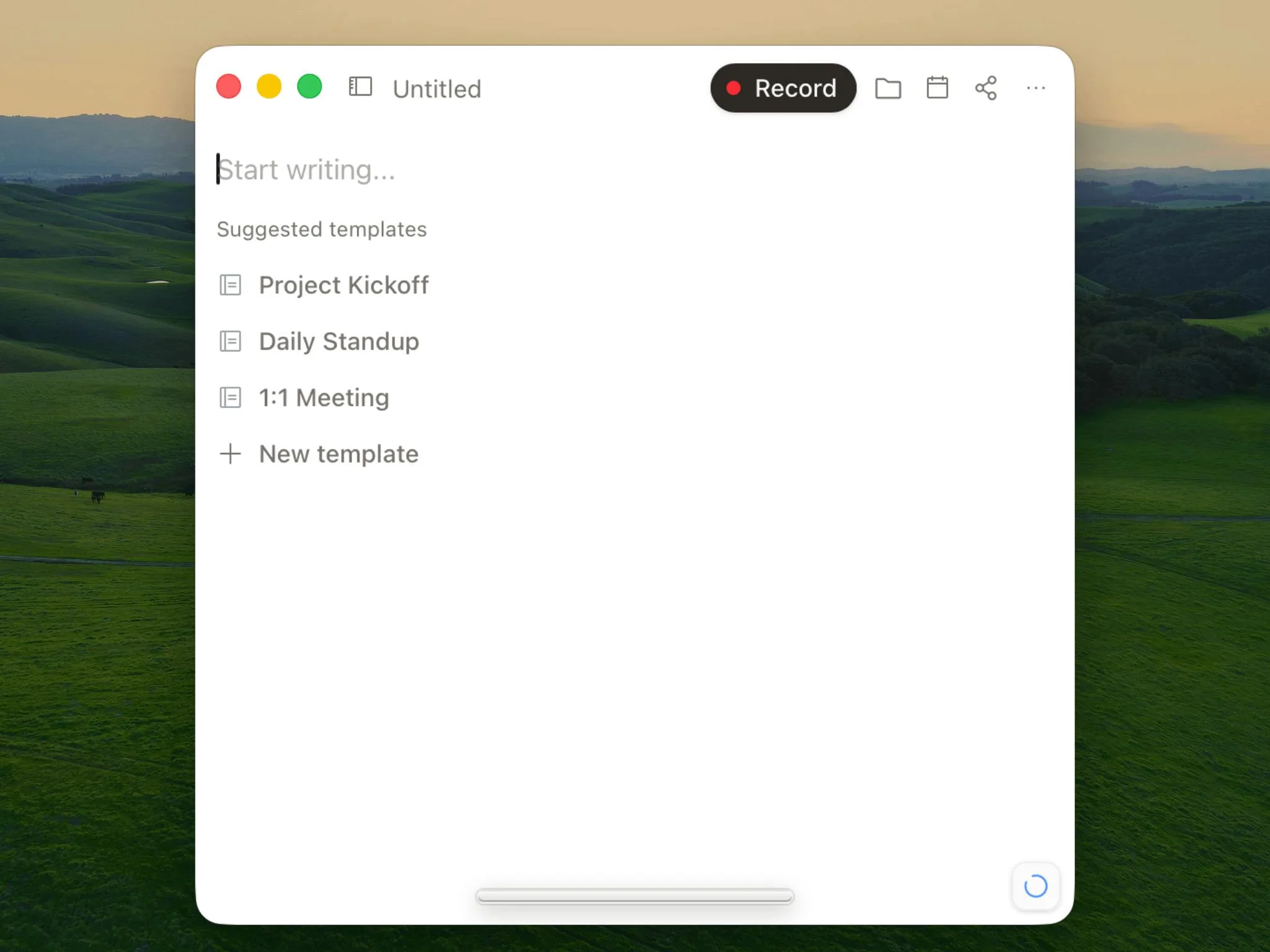 Anarlog screenshot 1