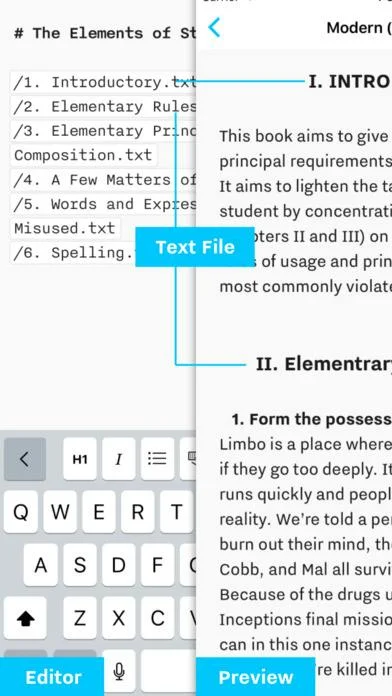 iA Writer screenshot 2