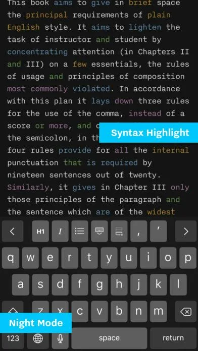 iA Writer screenshot 4