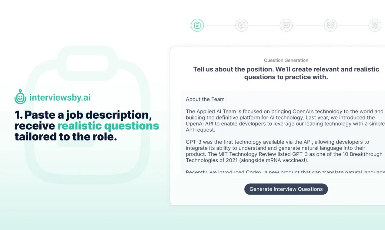 Interviews by AI screenshot 2