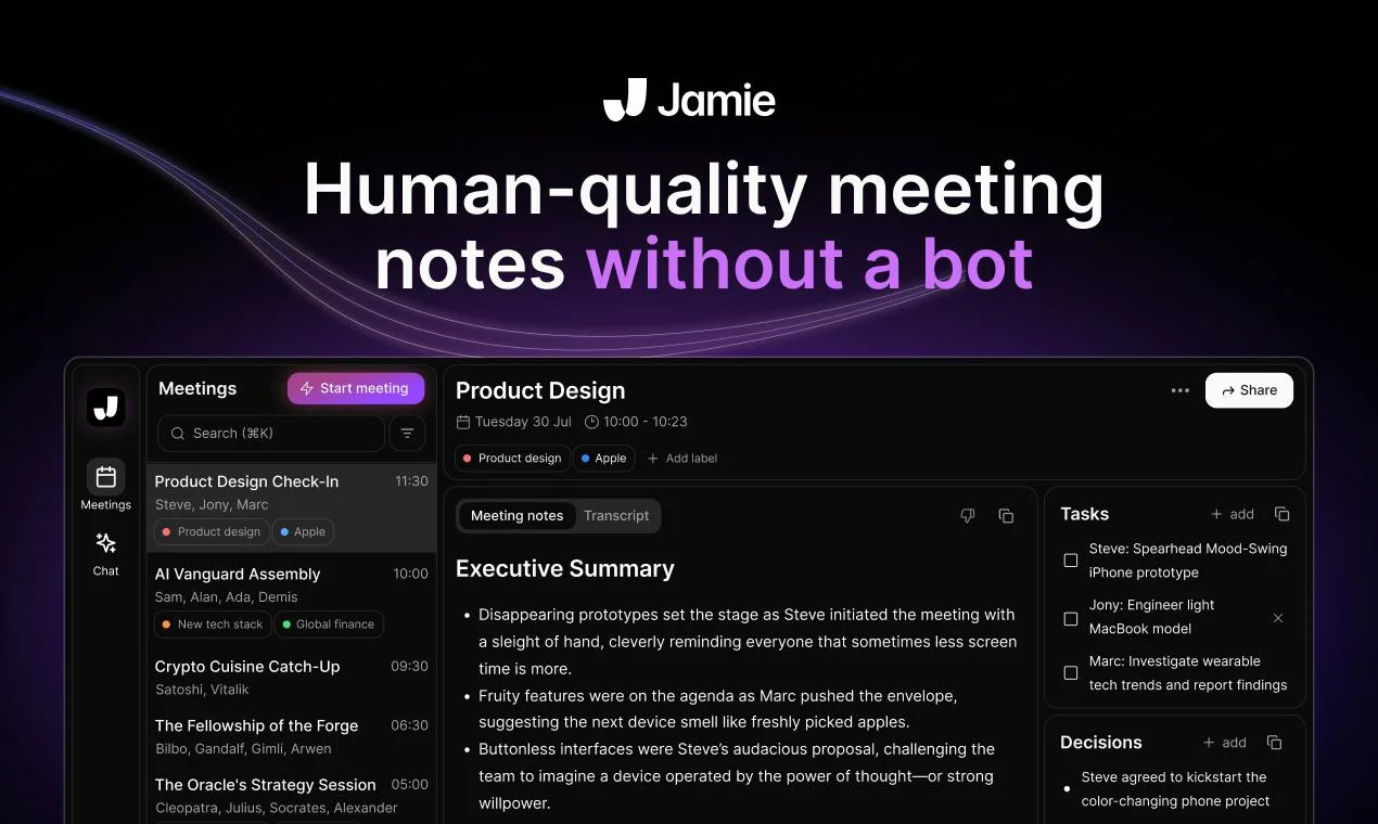 Jamie screenshot 1