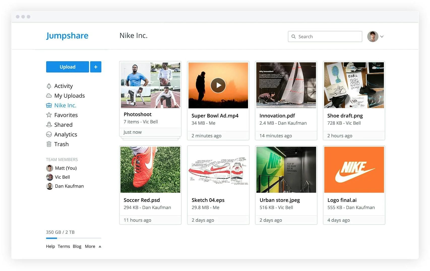Jumpshare screenshot 5