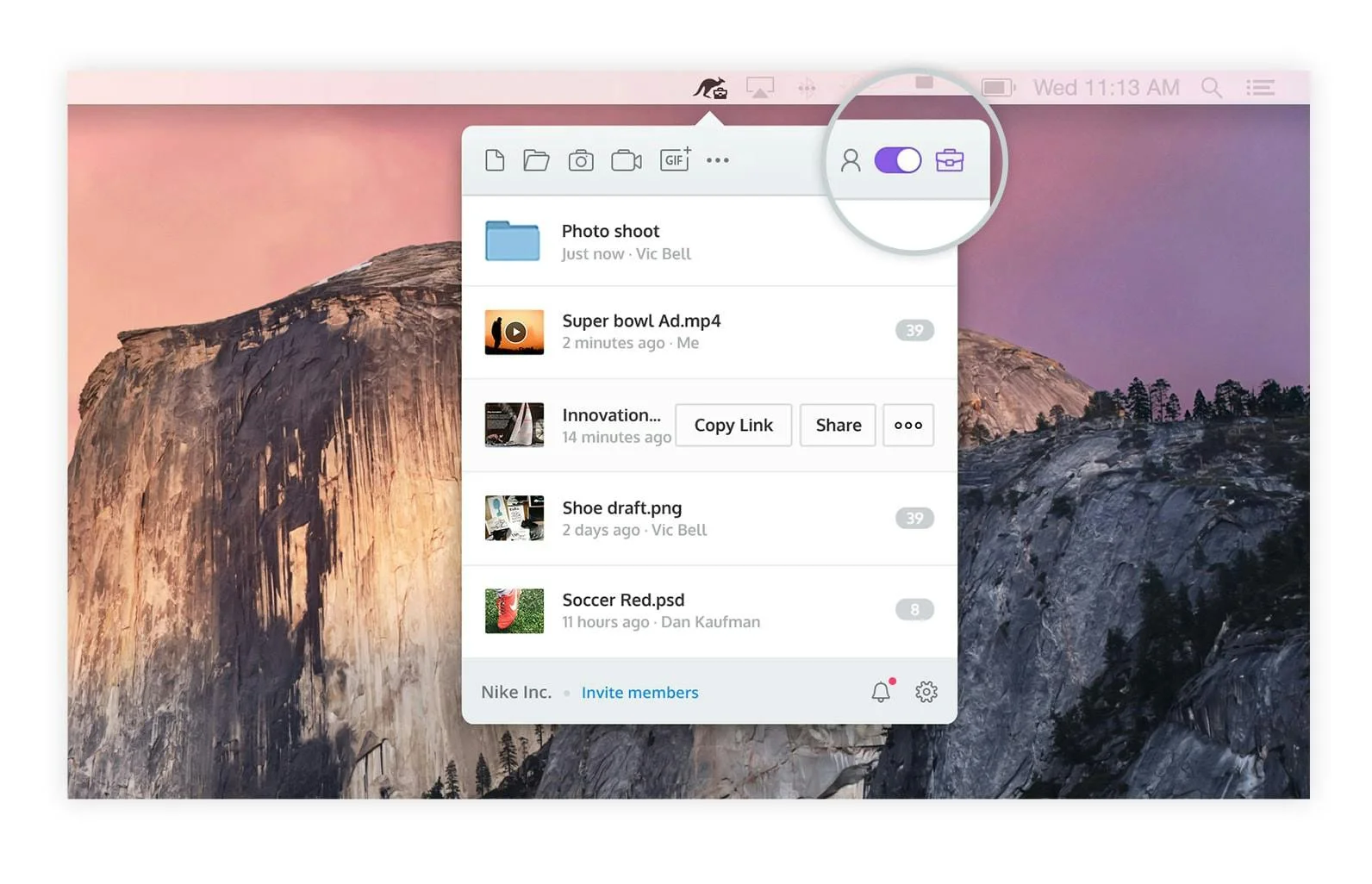 Jumpshare screenshot 6
