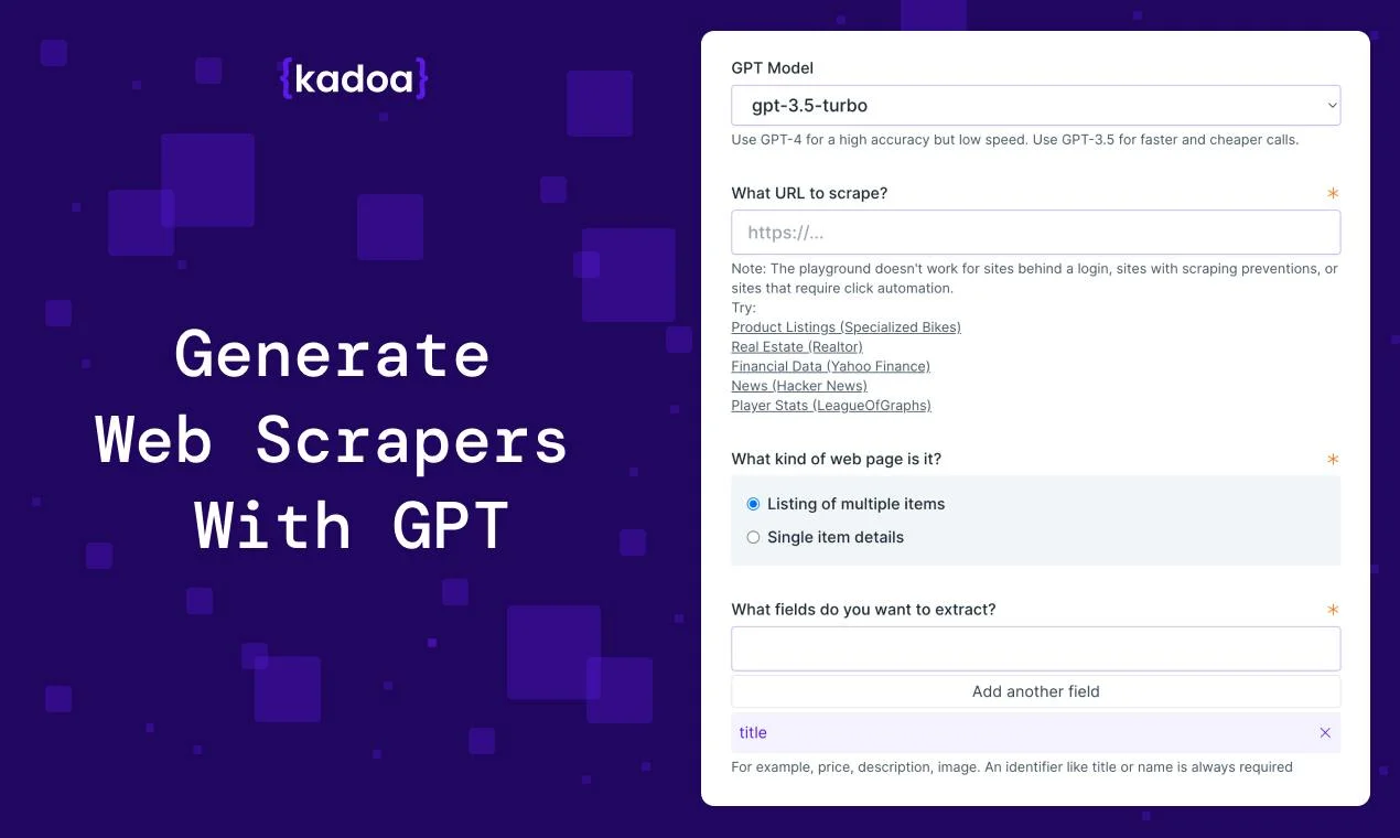 Kadoa screenshot 4