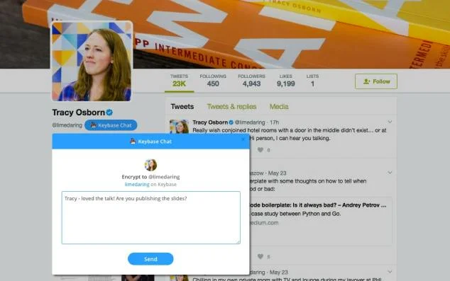 Keybase screenshot 3