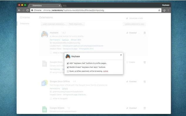 Keybase screenshot 5