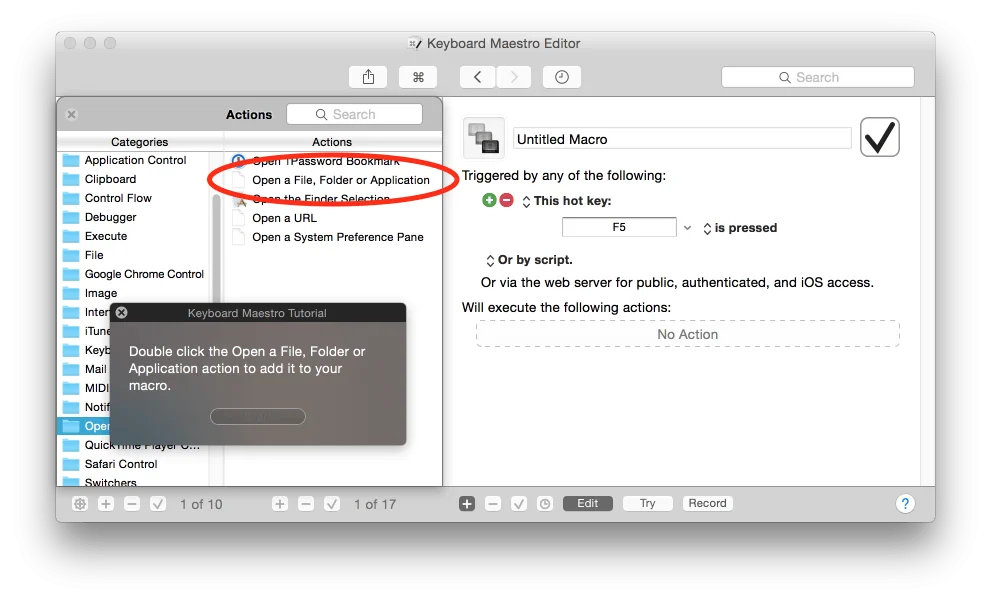 Keyboard Maestro screenshot 9