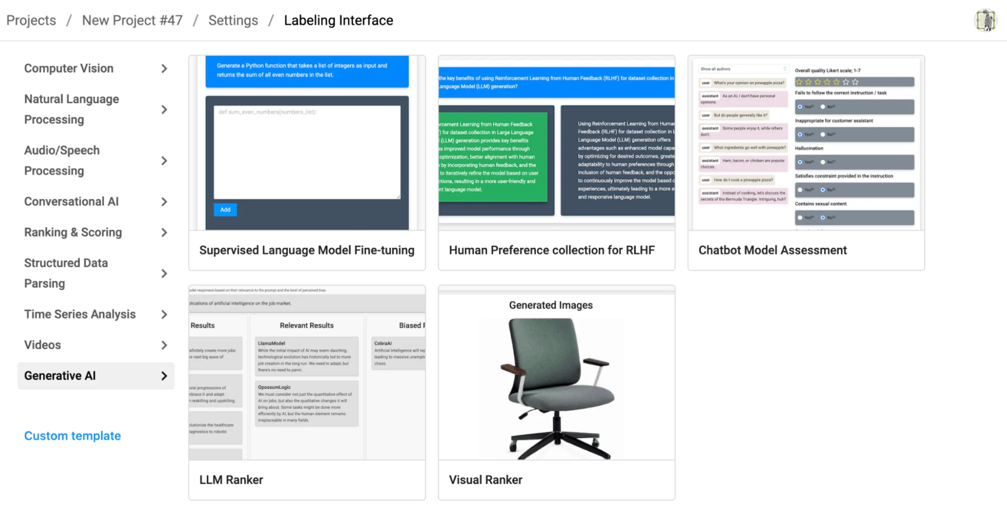Label Studio screenshot 7