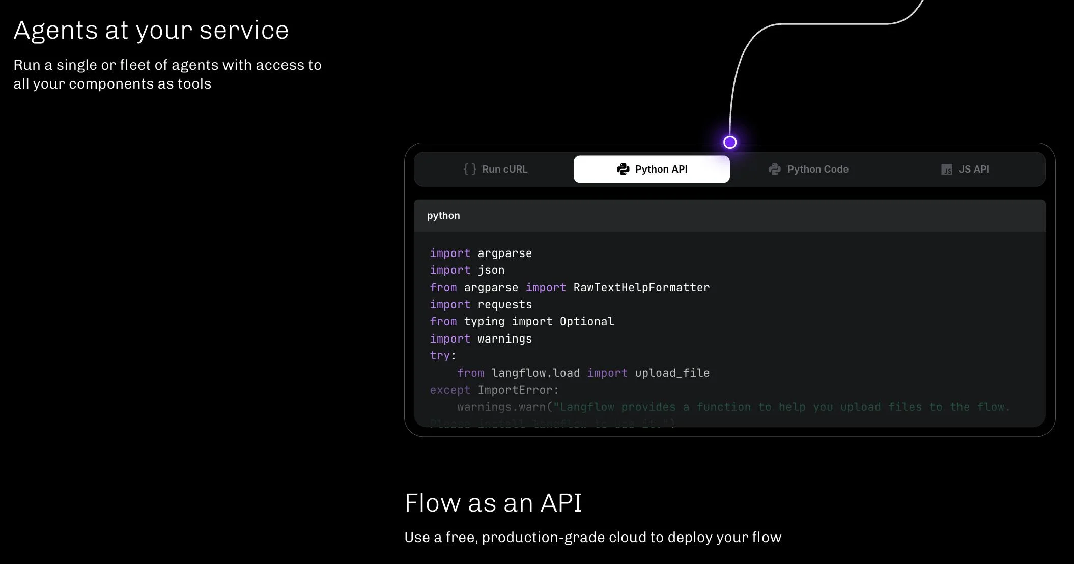 Langflow screenshot 2