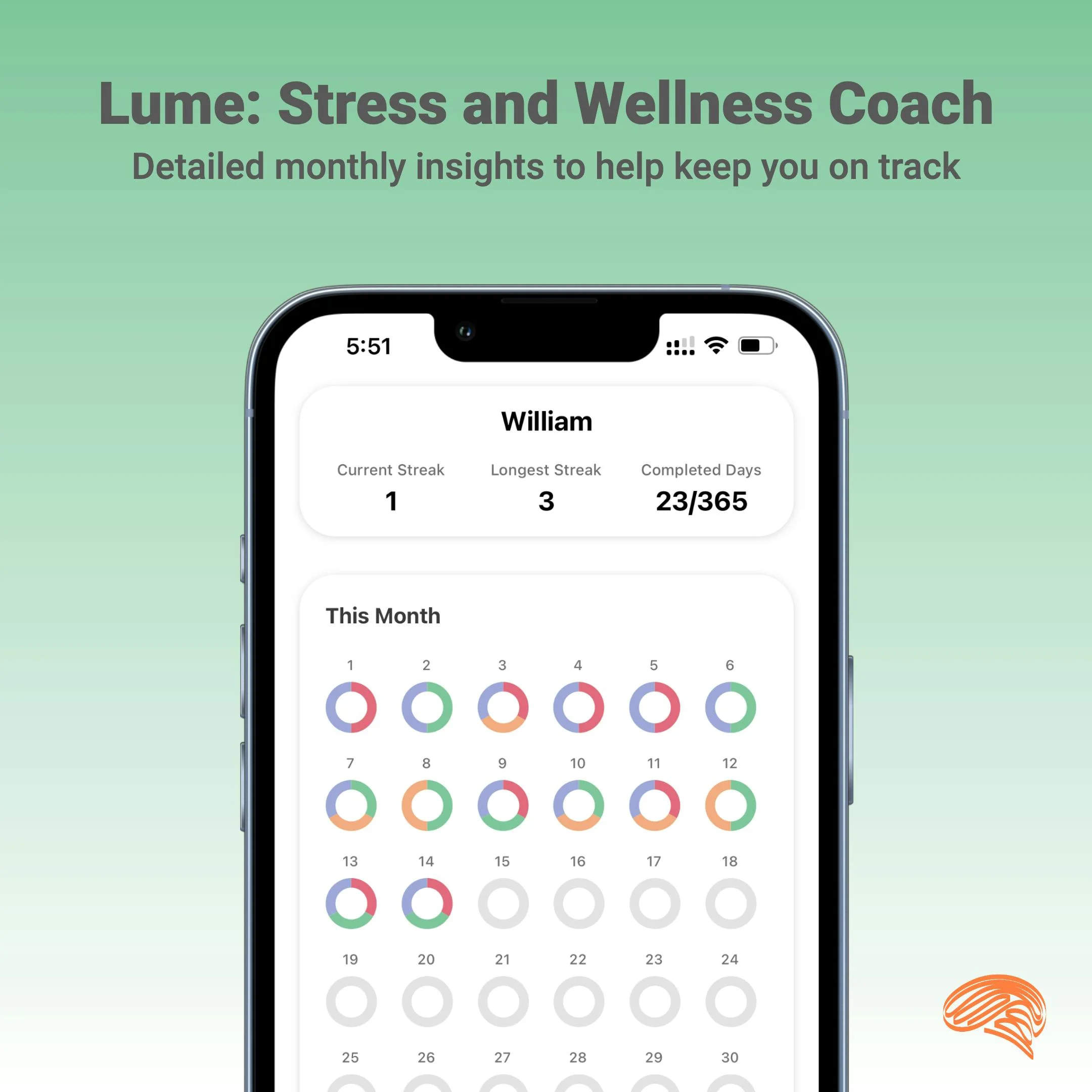 Lume: Stress and Wellness Coach screenshot 3