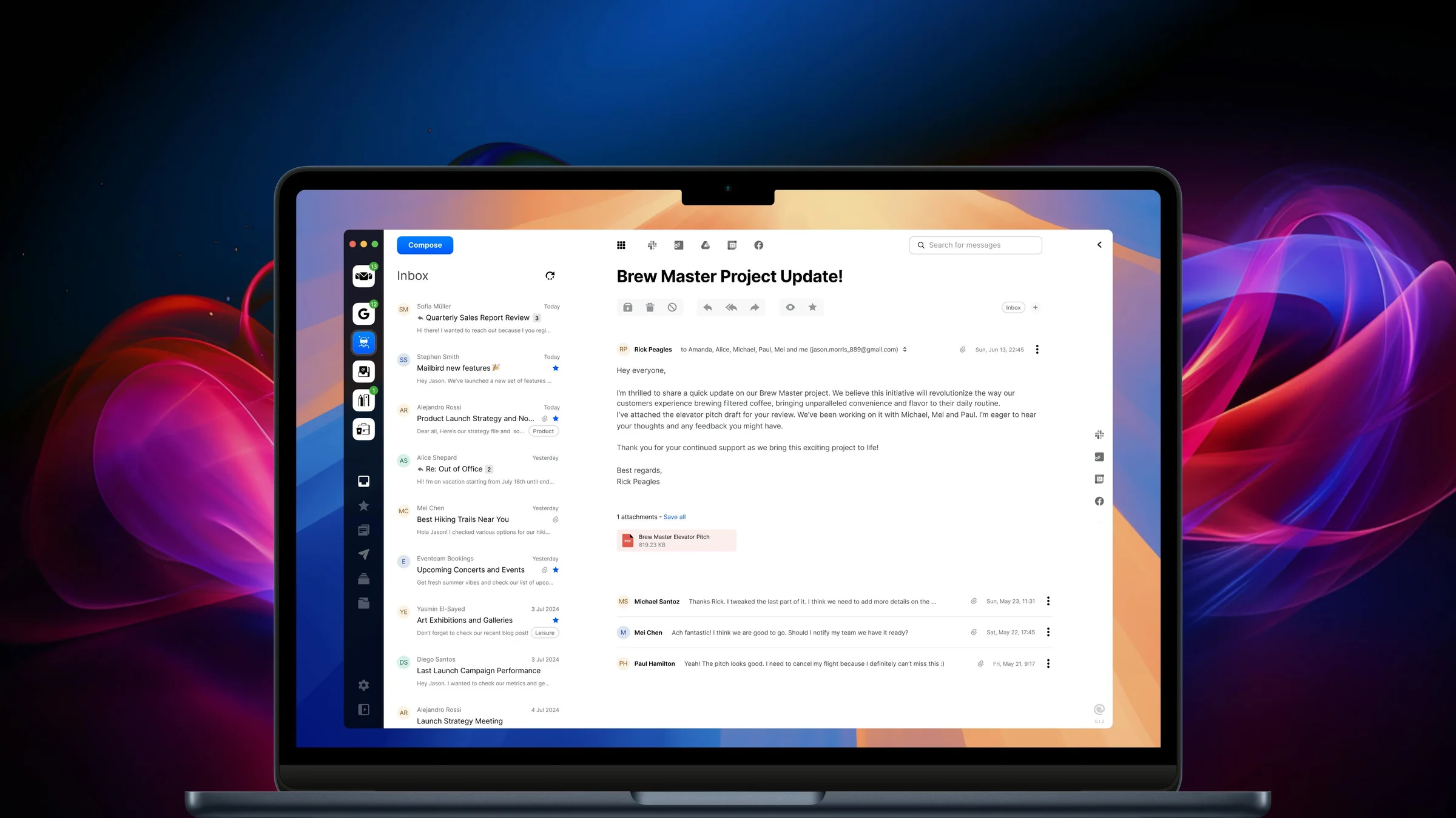 Mailbird screenshot 2