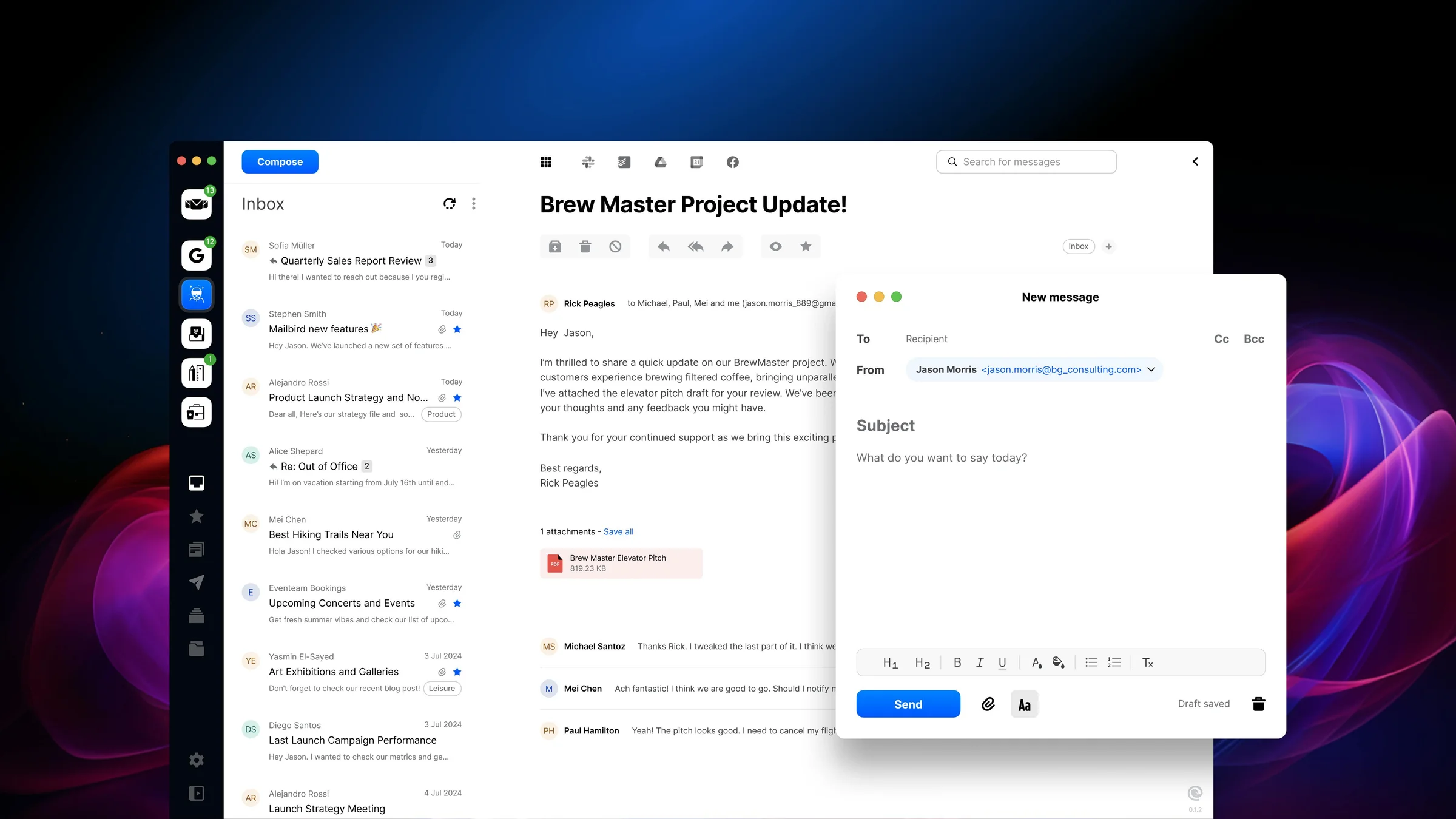 Mailbird screenshot 4