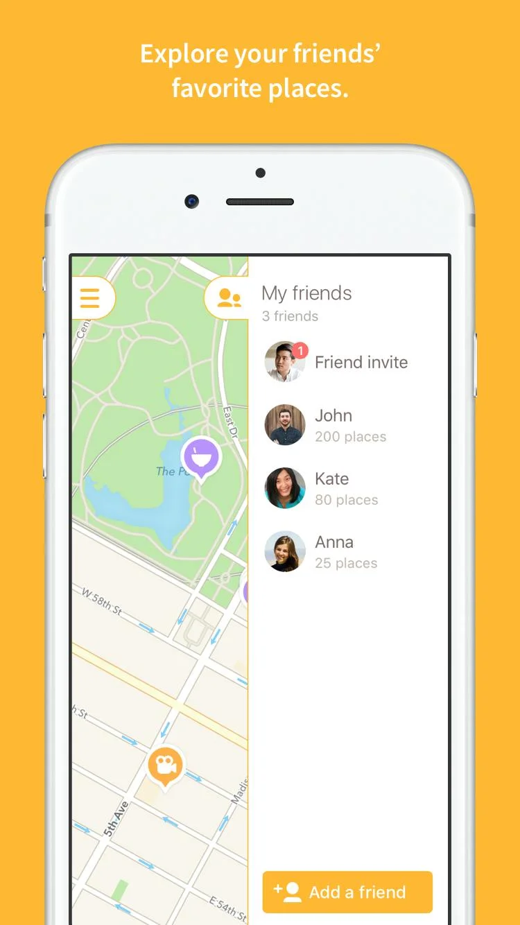 Mapstr screenshot 3